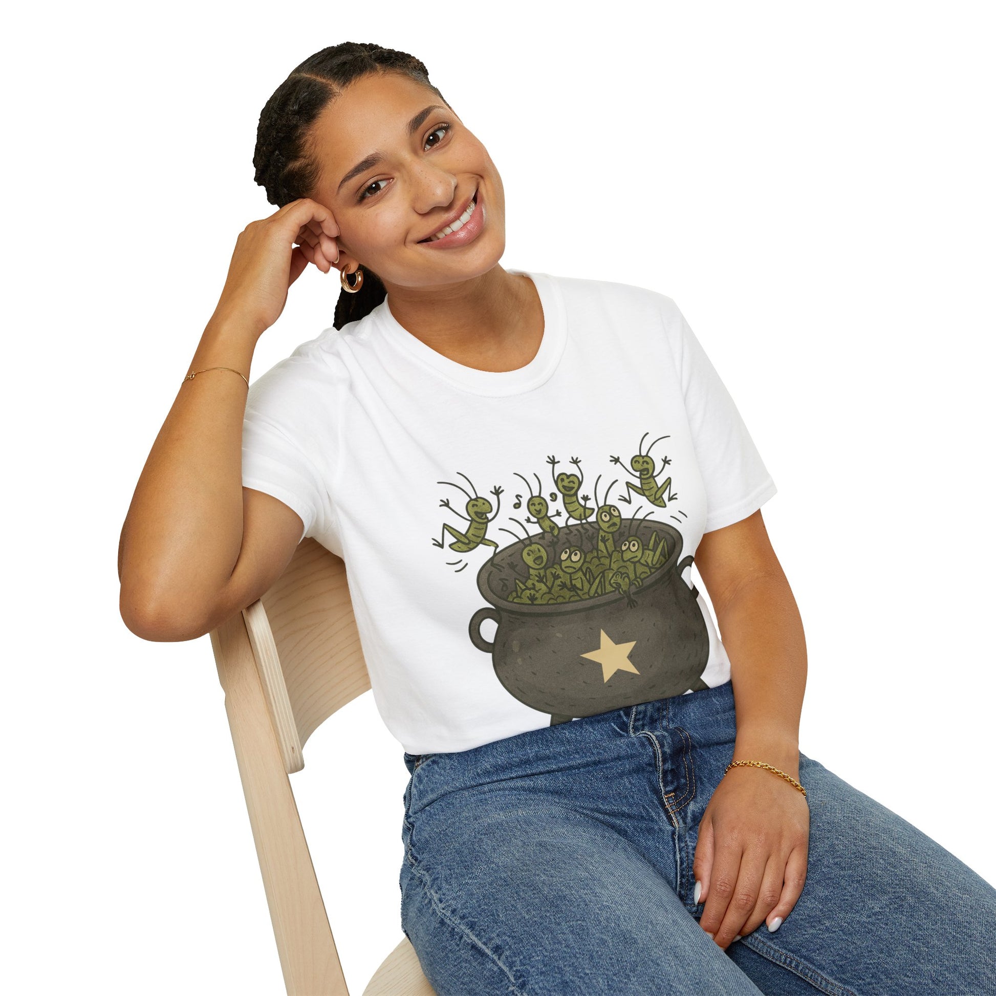 Funny T-Shirt: “Una Olla de Grillos”
