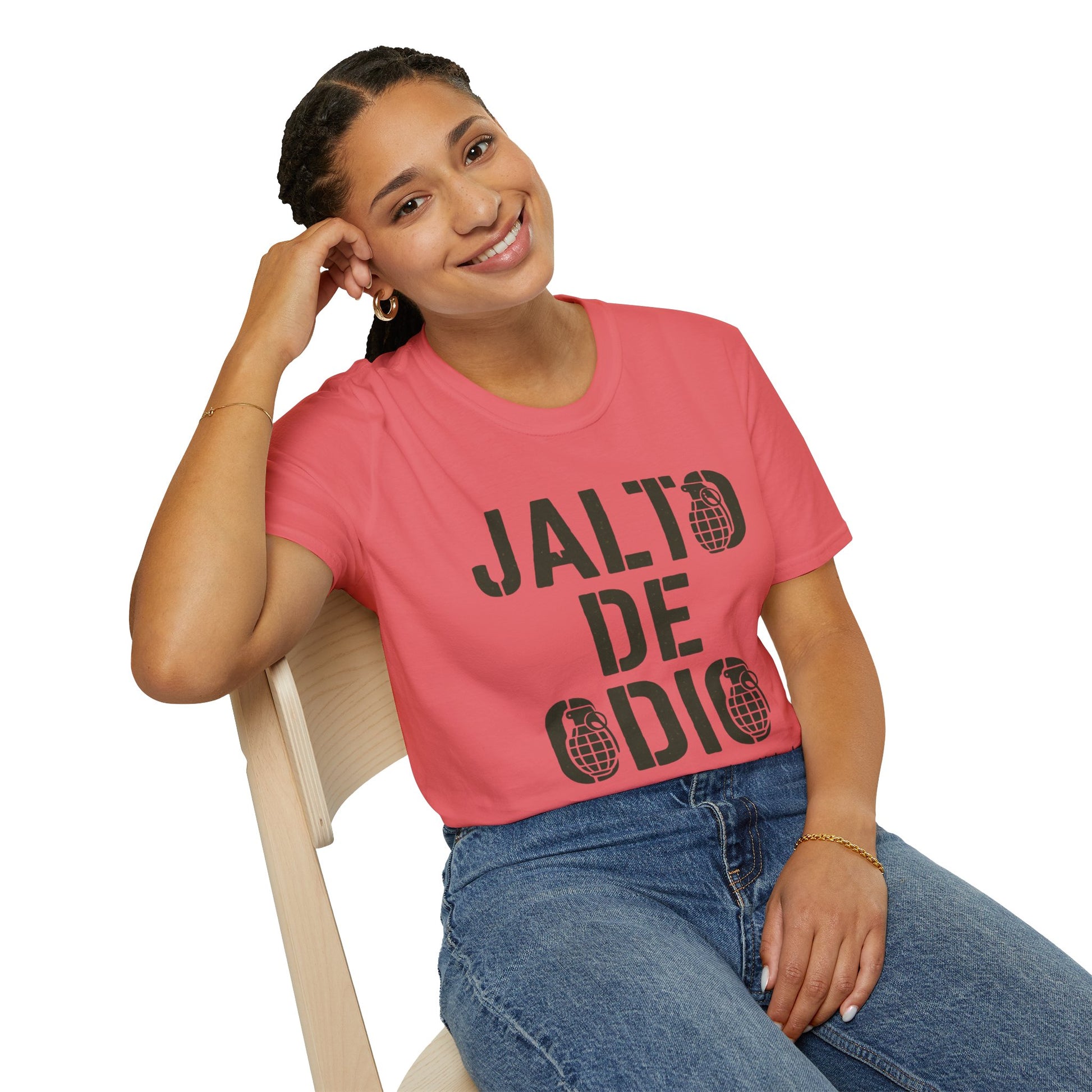 “Jalto de Odio” – Funny Military T-Shirt for the Unit’s Most Negative Hero