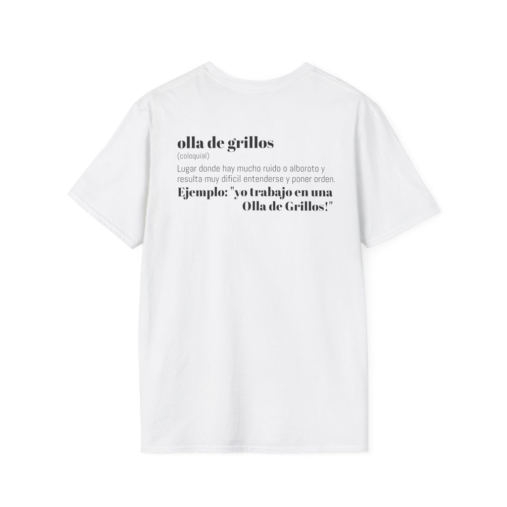 Funny T-Shirt: “Una Olla de Grillos”