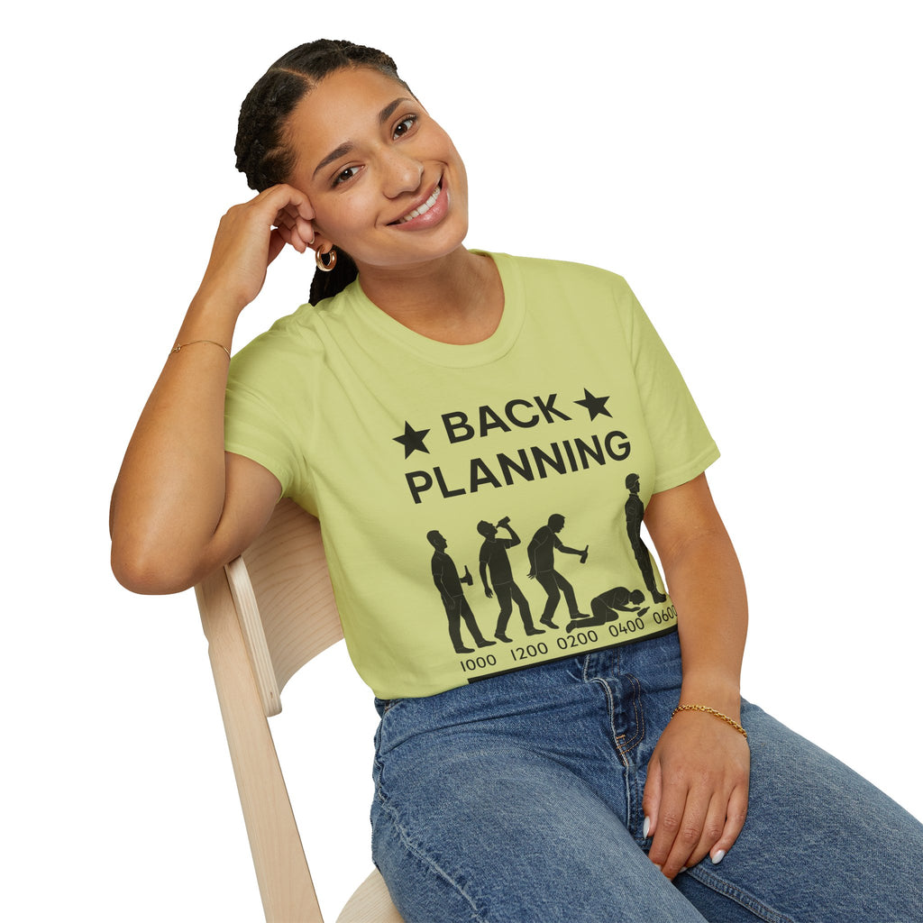 "Back-Planning My Hangover " – Funny Military T-Shirt