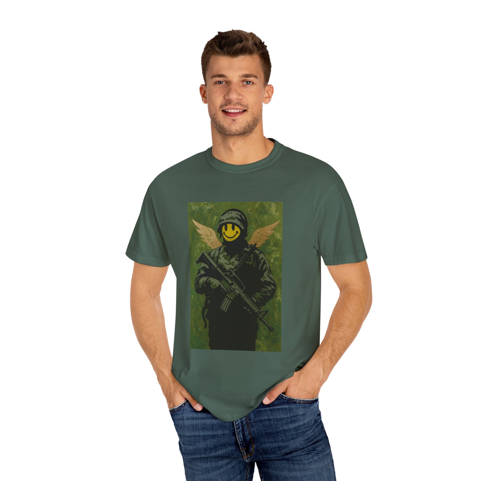 Happy Face Soldier Edition – Military-Urban Graphic Tee