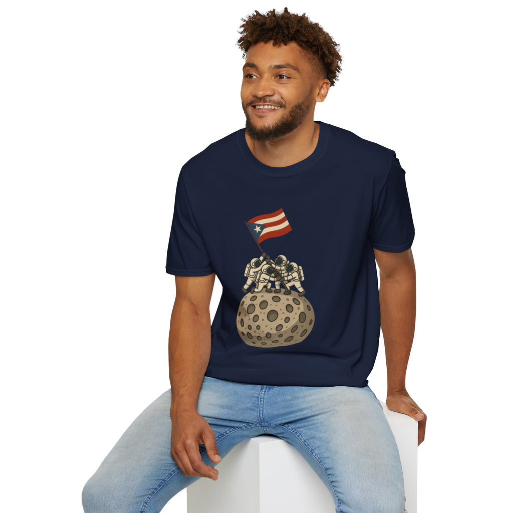 "Boricuas en la Luna" T-Shirt, Casual Wear