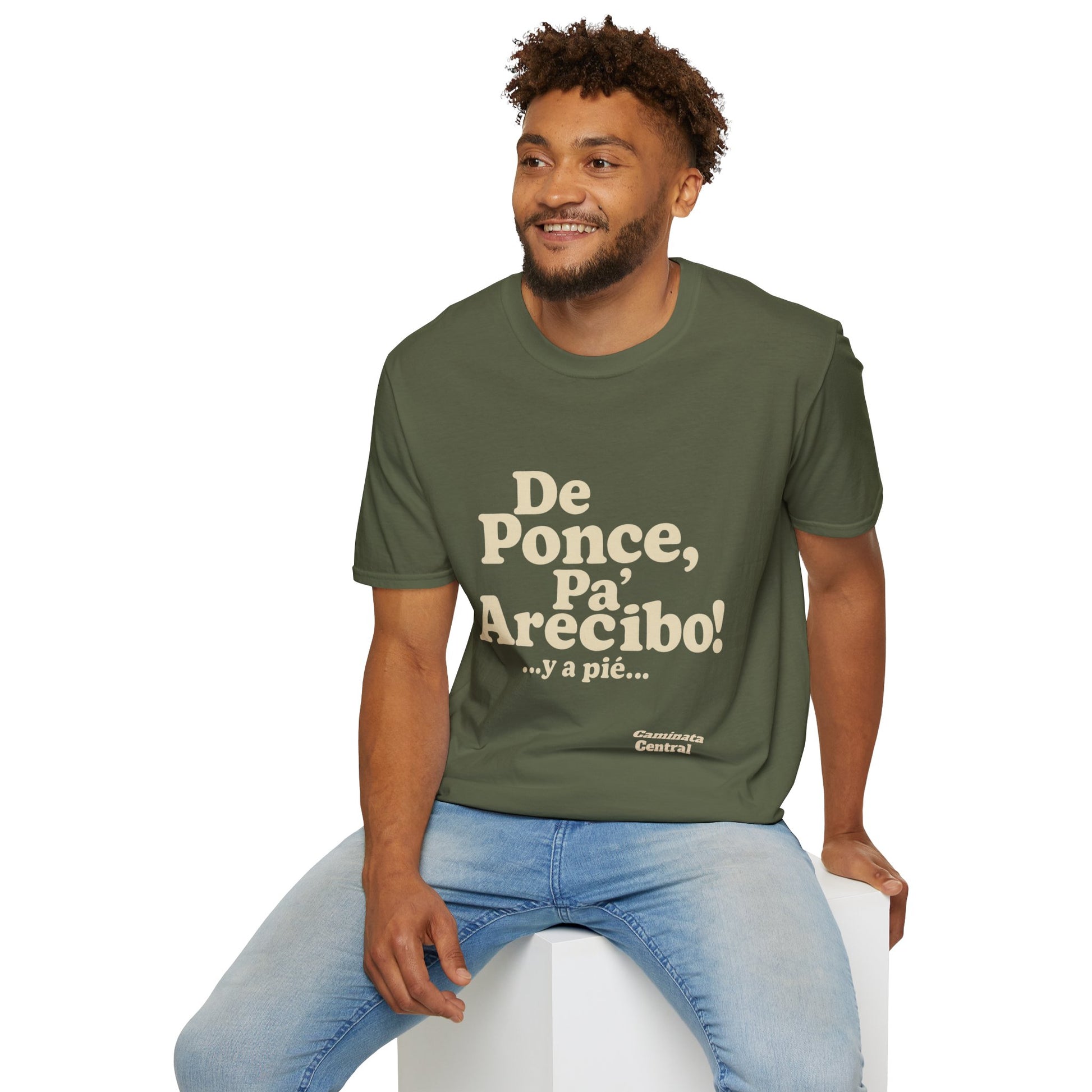 De Ponce P'a Arecibo - Caminata Central T-Shirt, Casual Wear