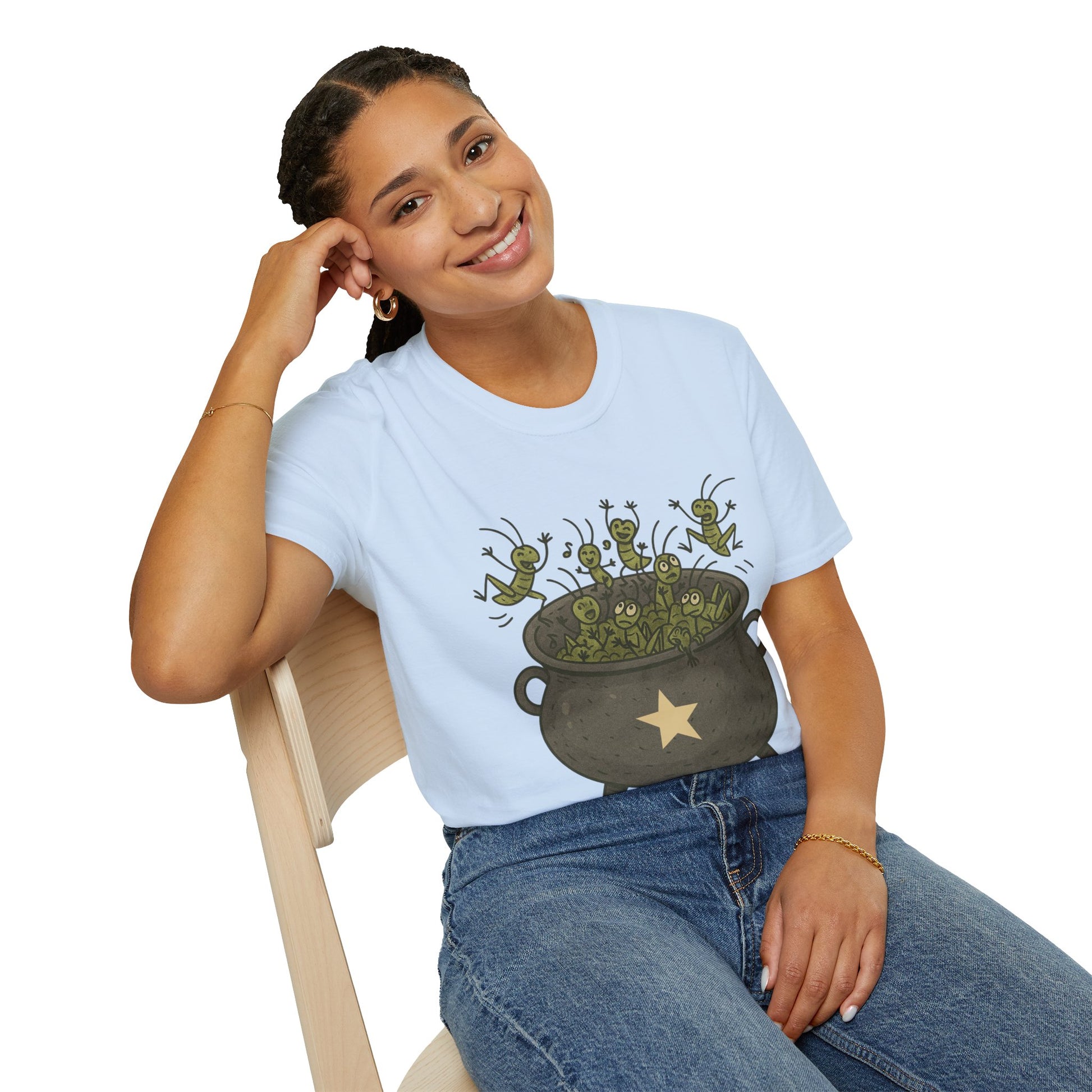 Funny T-Shirt: “Una Olla de Grillos”