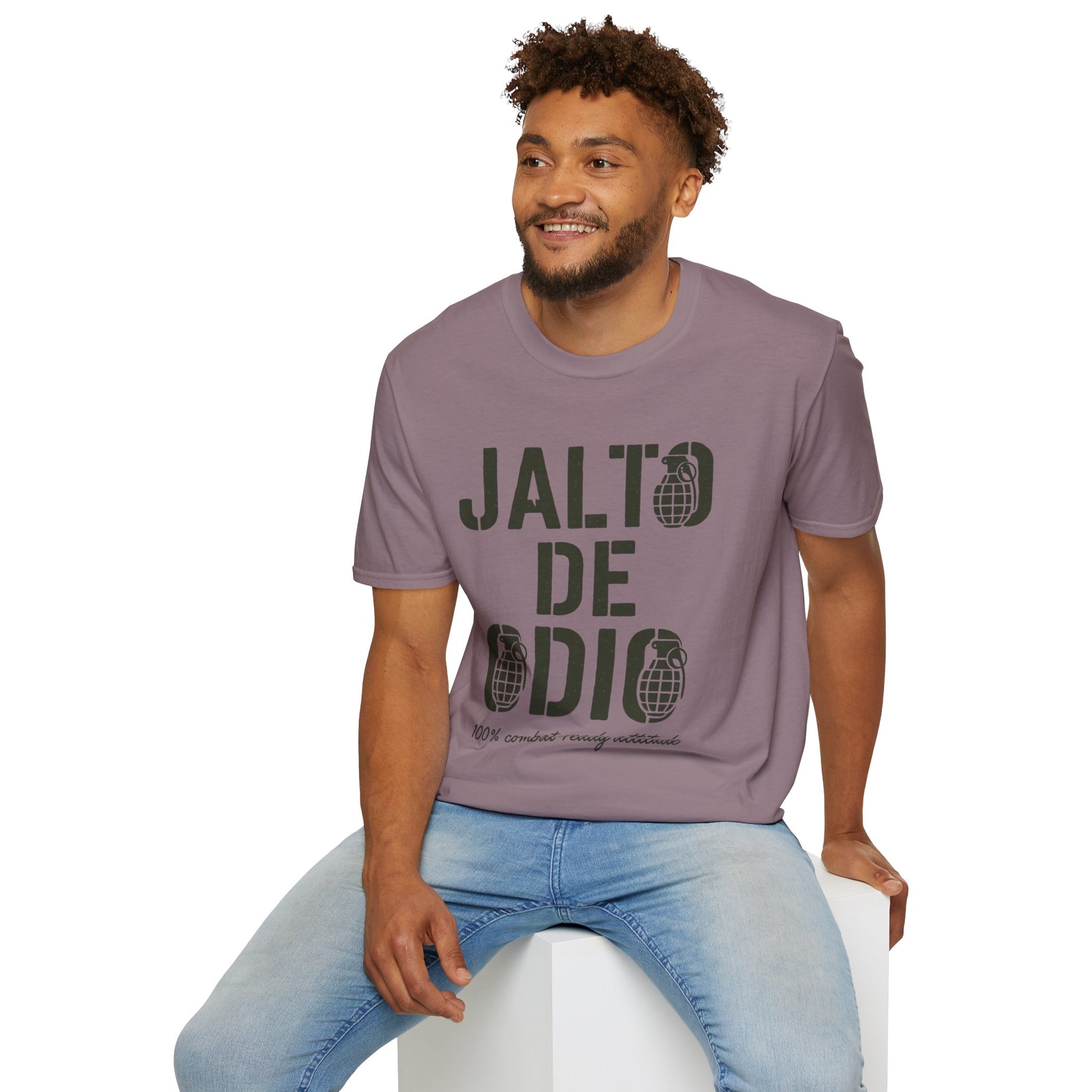 “Jalto de Odio” – Funny Military T-Shirt for the Unit’s Most Negative Hero