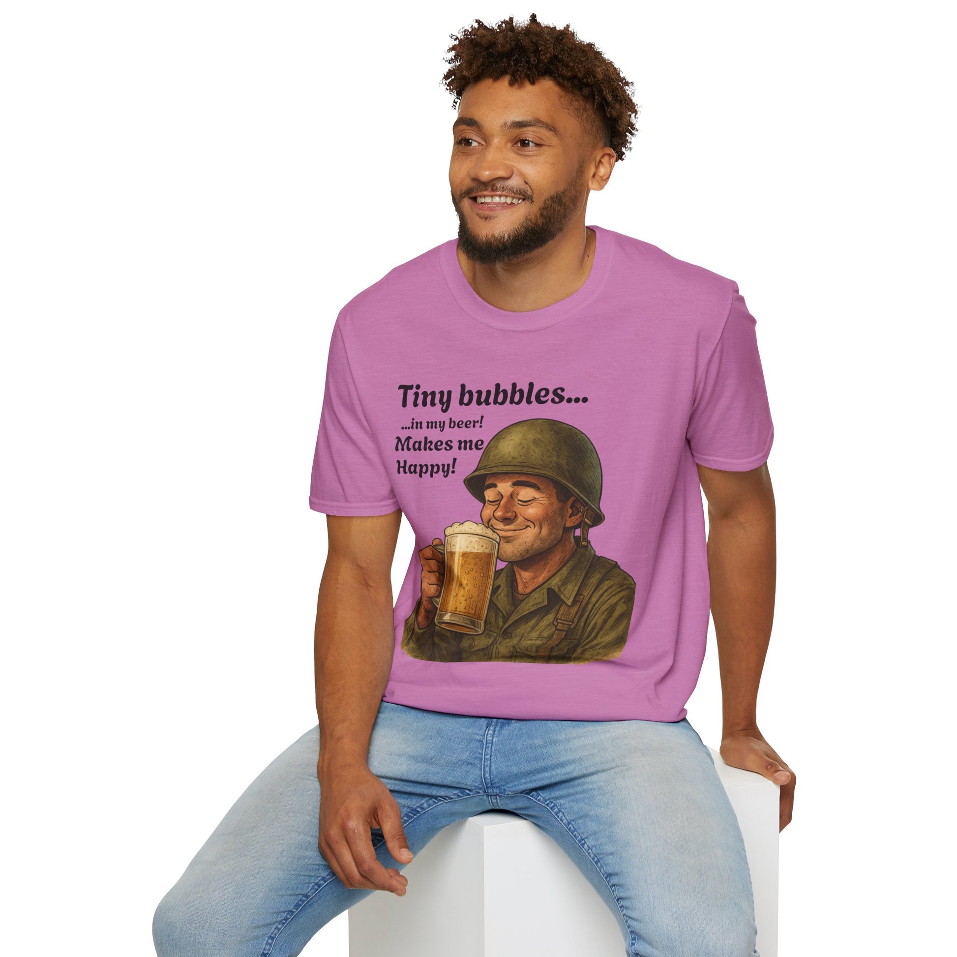 Tiny Bubbles T-Shirt – Cadence & Cold Ones Edition