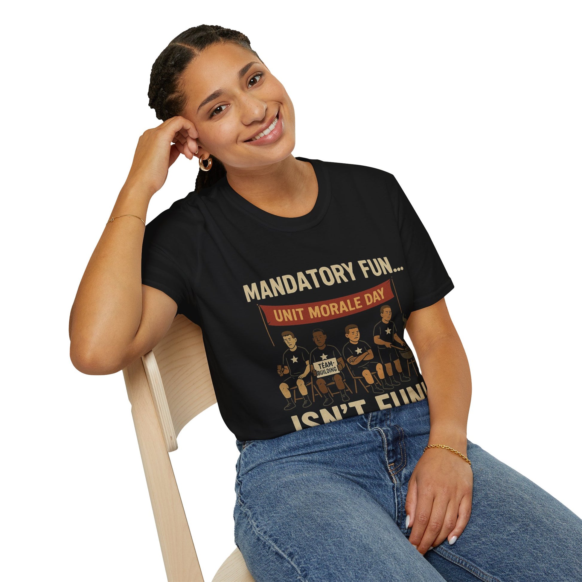 "Mandatory Fun Isn’t Fun" – Funny Military T-Shirt