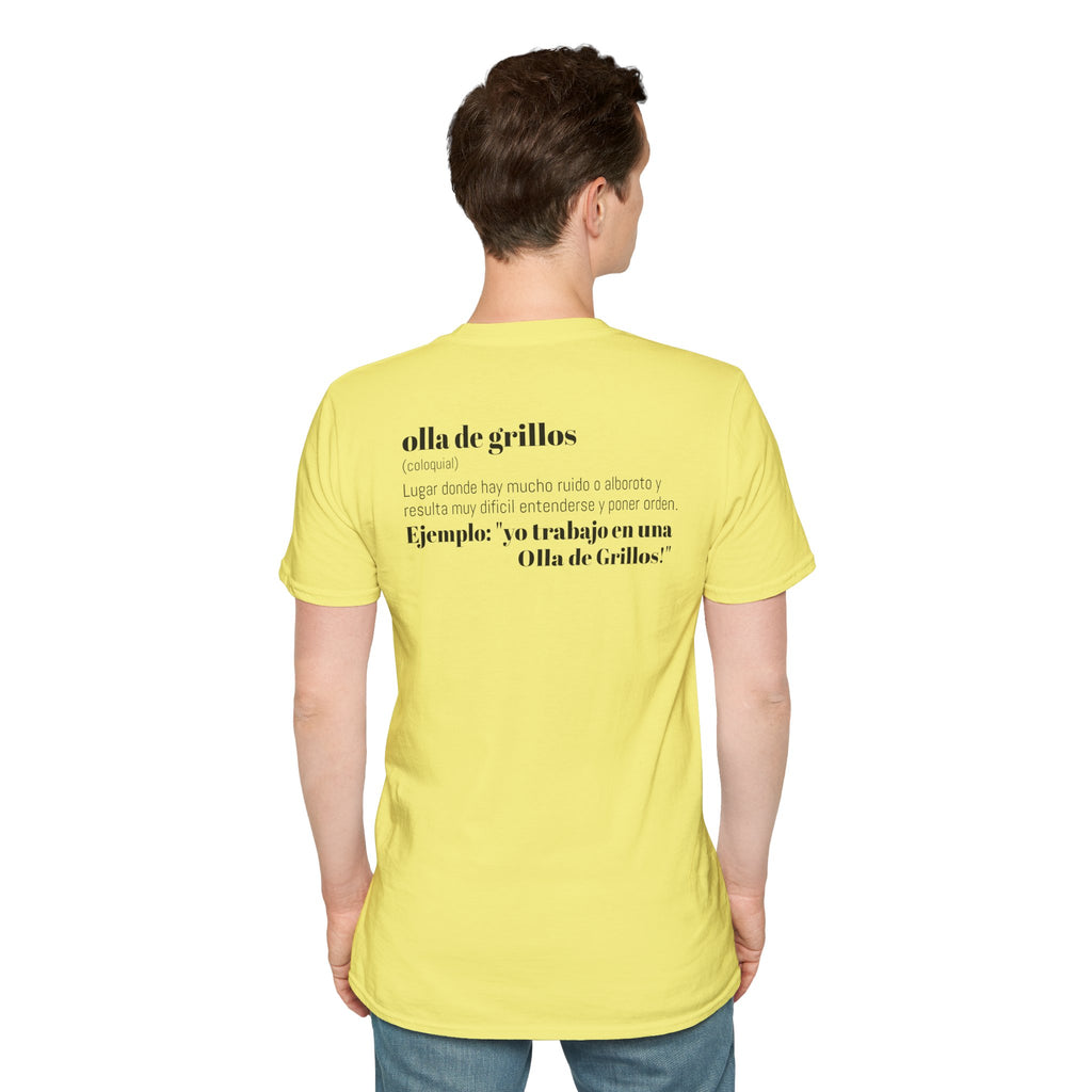 Funny T-Shirt: “Una Olla de Grillos”