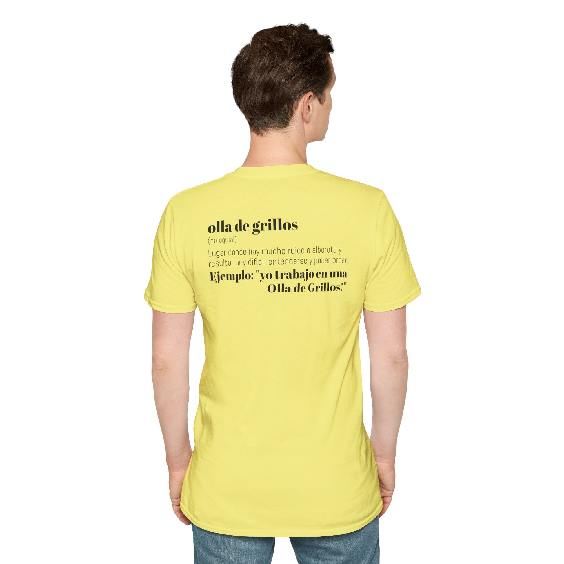 Funny T-Shirt: “Una Olla de Grillos”