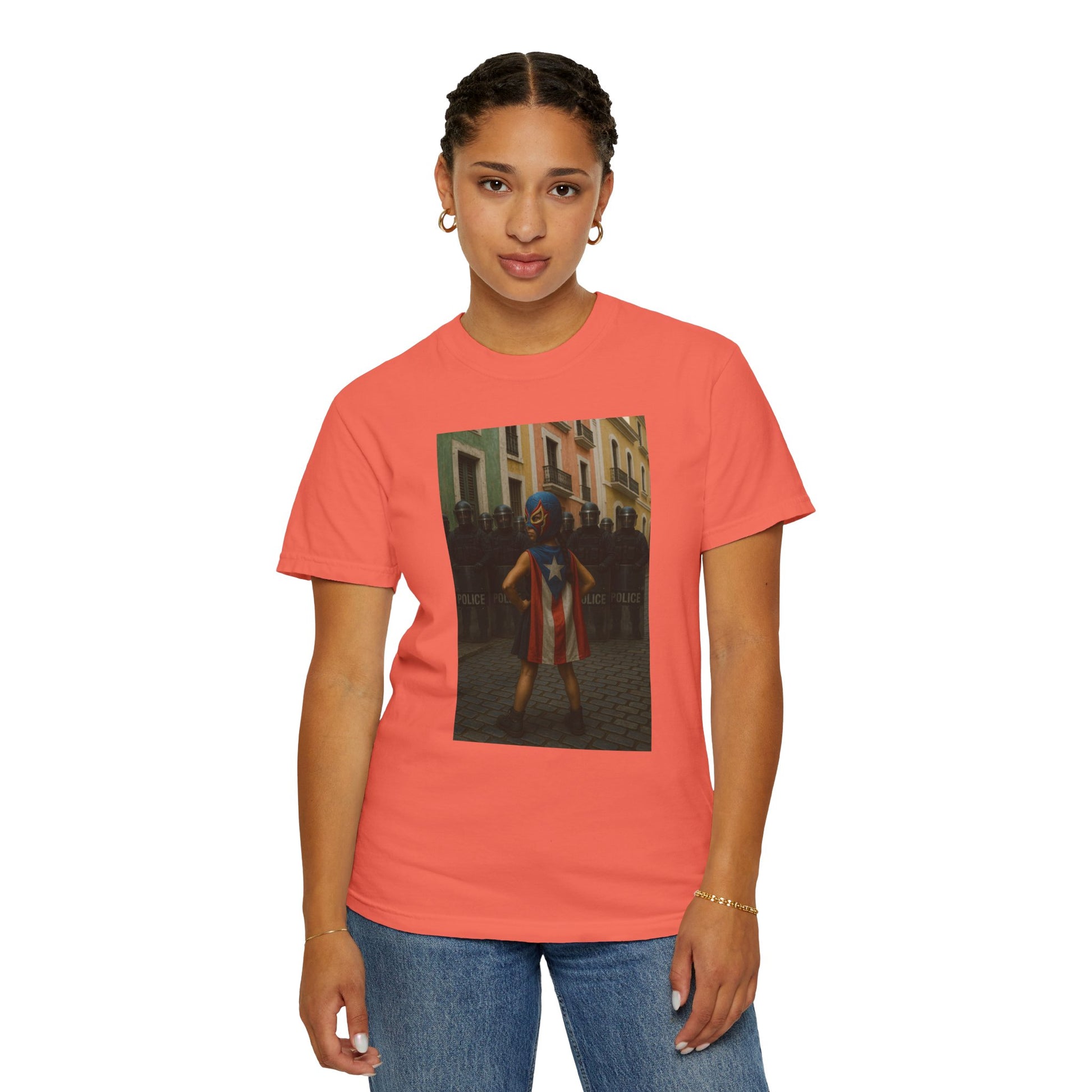 Boricua Super Girl Edition – Military-Urban Graphic Tee
