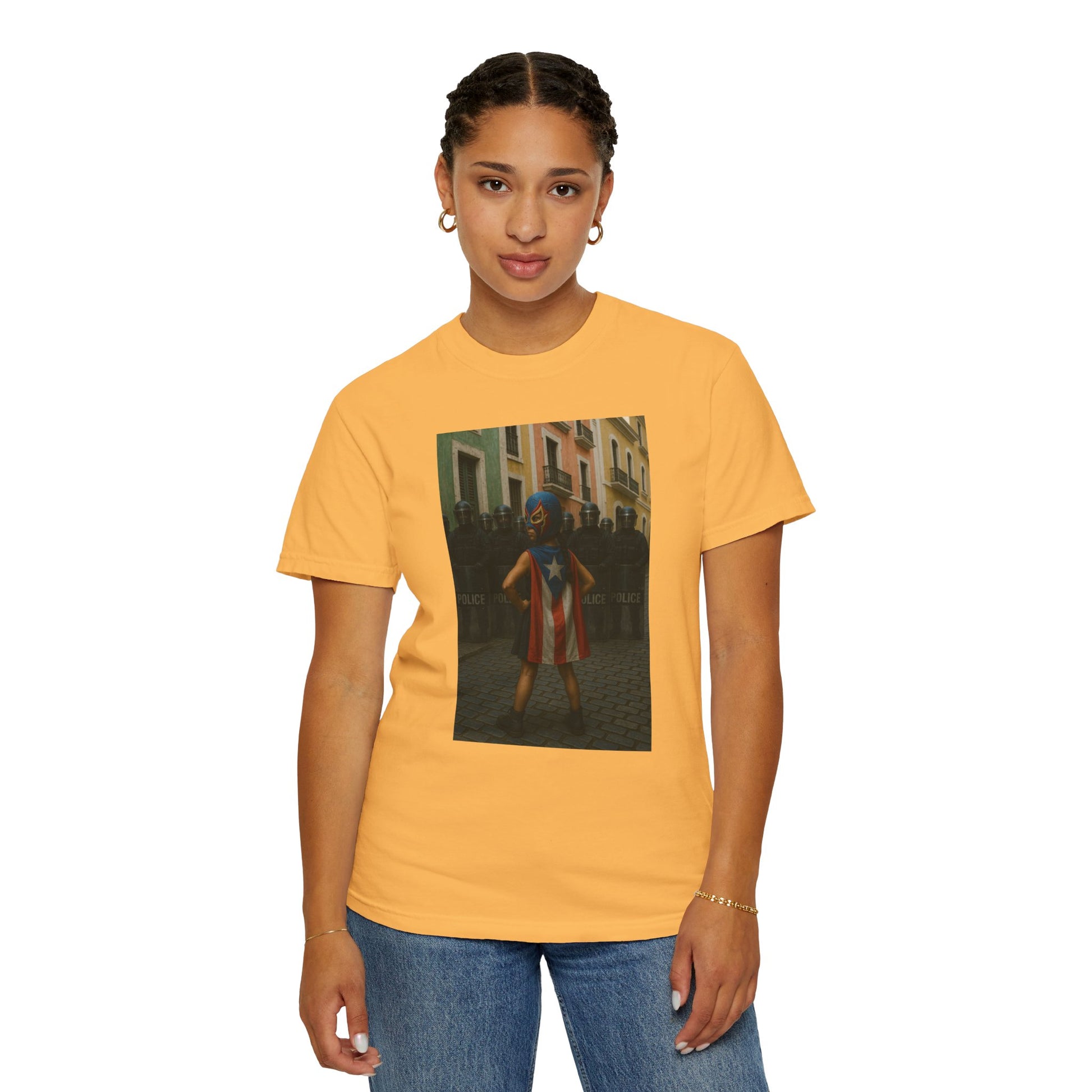 Boricua Super Girl Edition – Military-Urban Graphic Tee