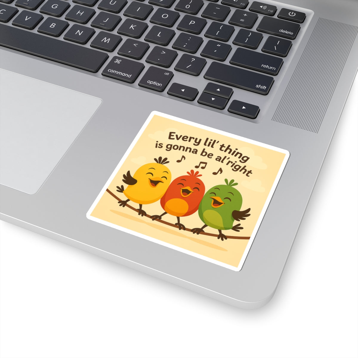 Three lil birds, Kiss-Cut Stickers