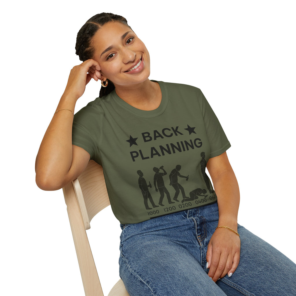 "Back-Planning My Hangover " – Funny Military T-Shirt