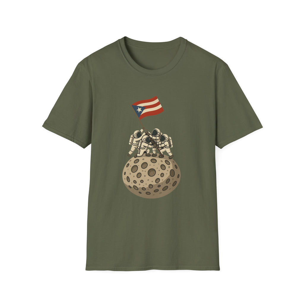 "Boricuas en la Luna" T-Shirt, Casual Wear