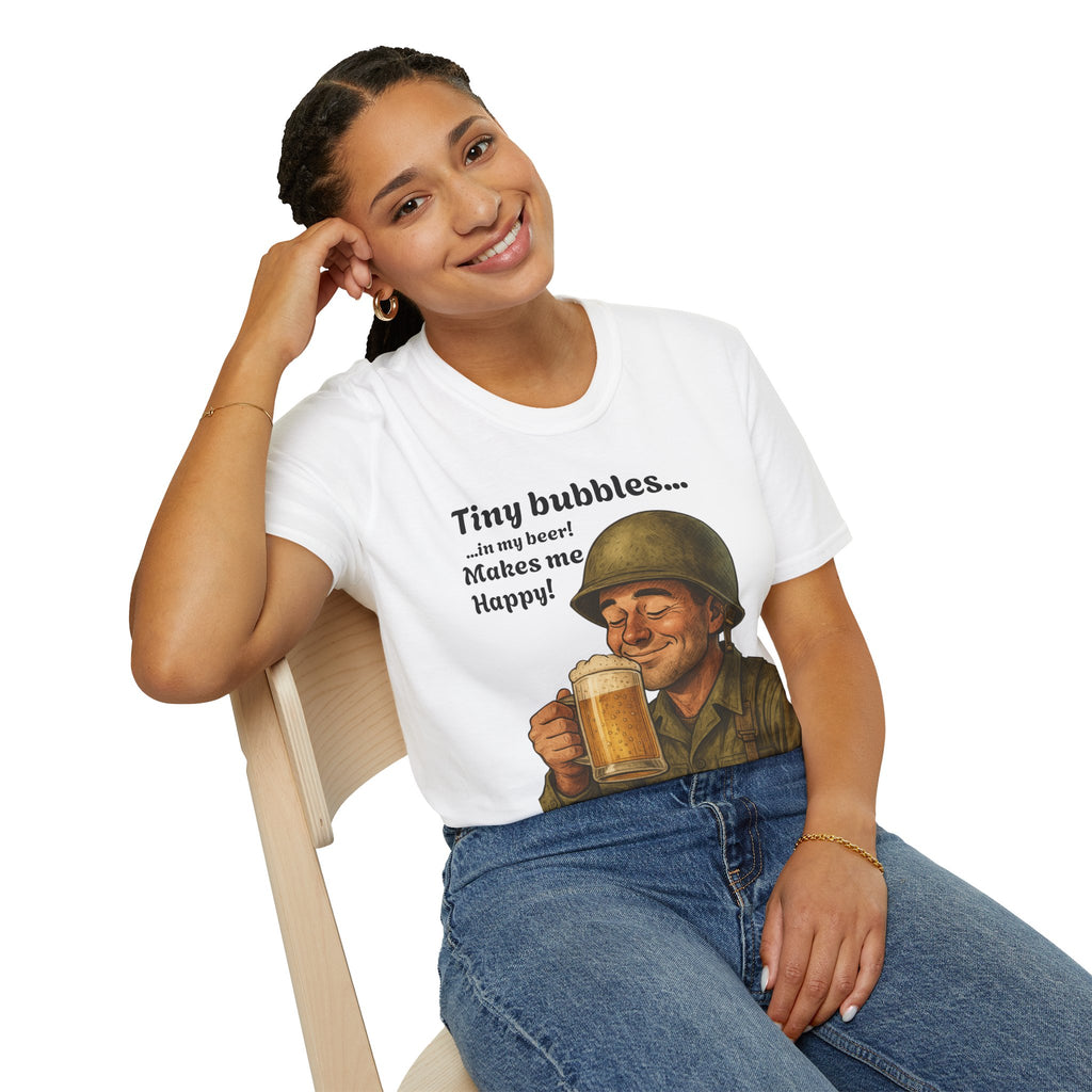 Tiny Bubbles T-Shirt – Cadence & Cold Ones Edition