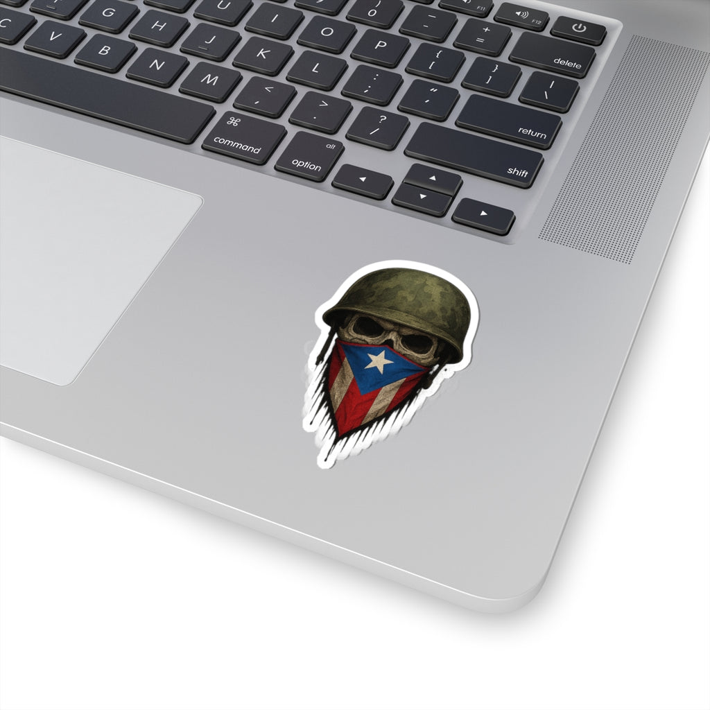 Patriotic Skull, Kiss-Cut Stickers