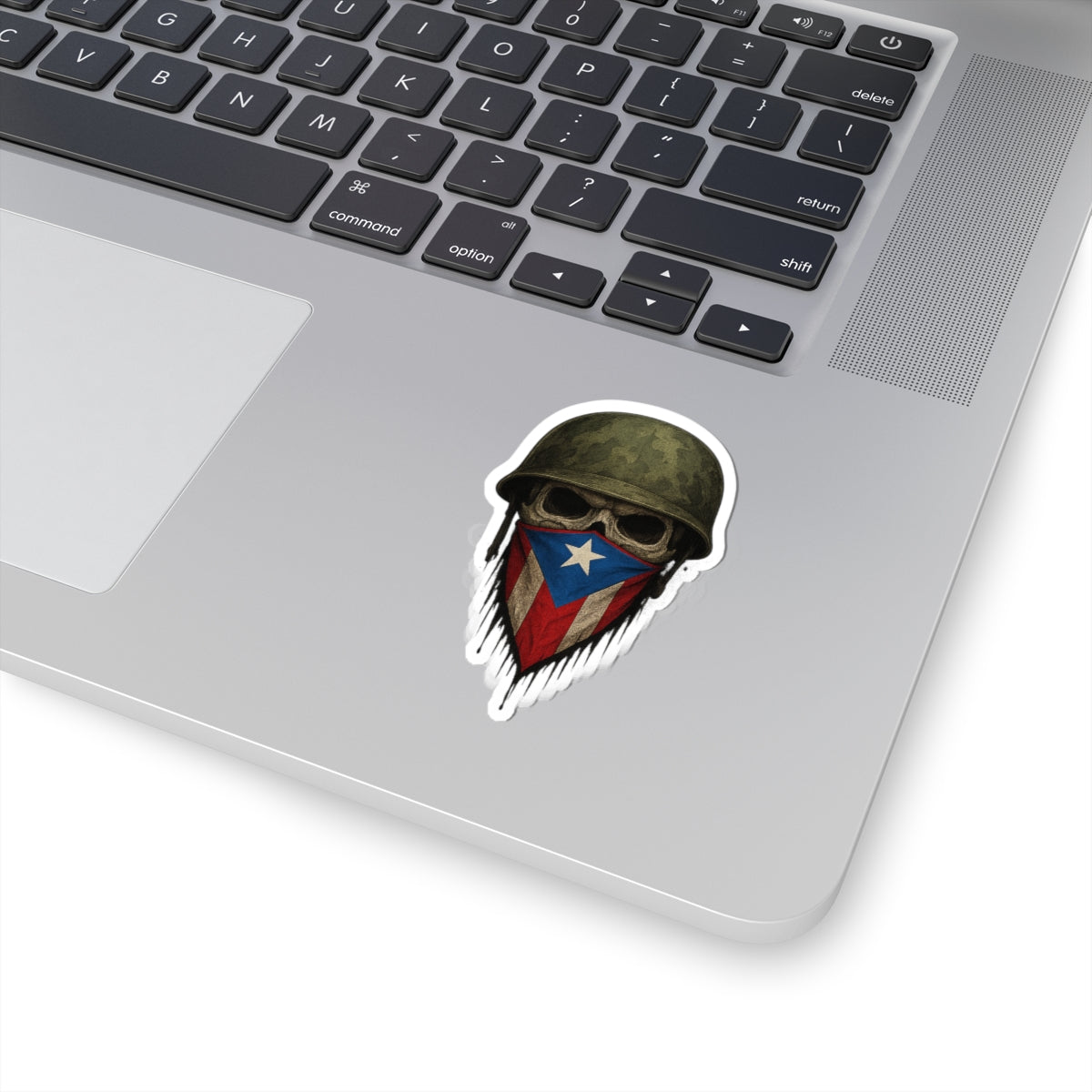 Patriotic Skull, Kiss-Cut Stickers