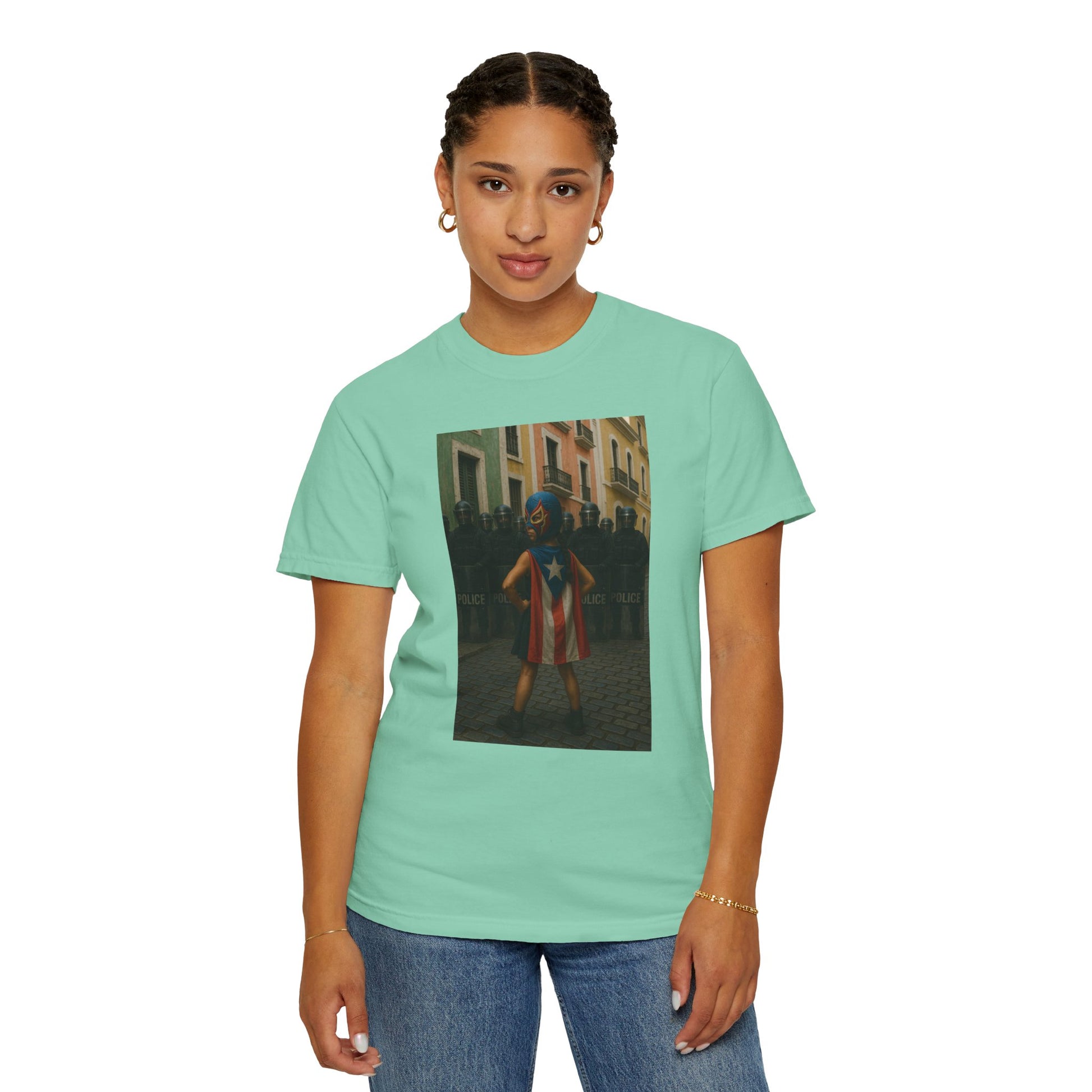 Boricua Super Girl Edition – Military-Urban Graphic Tee