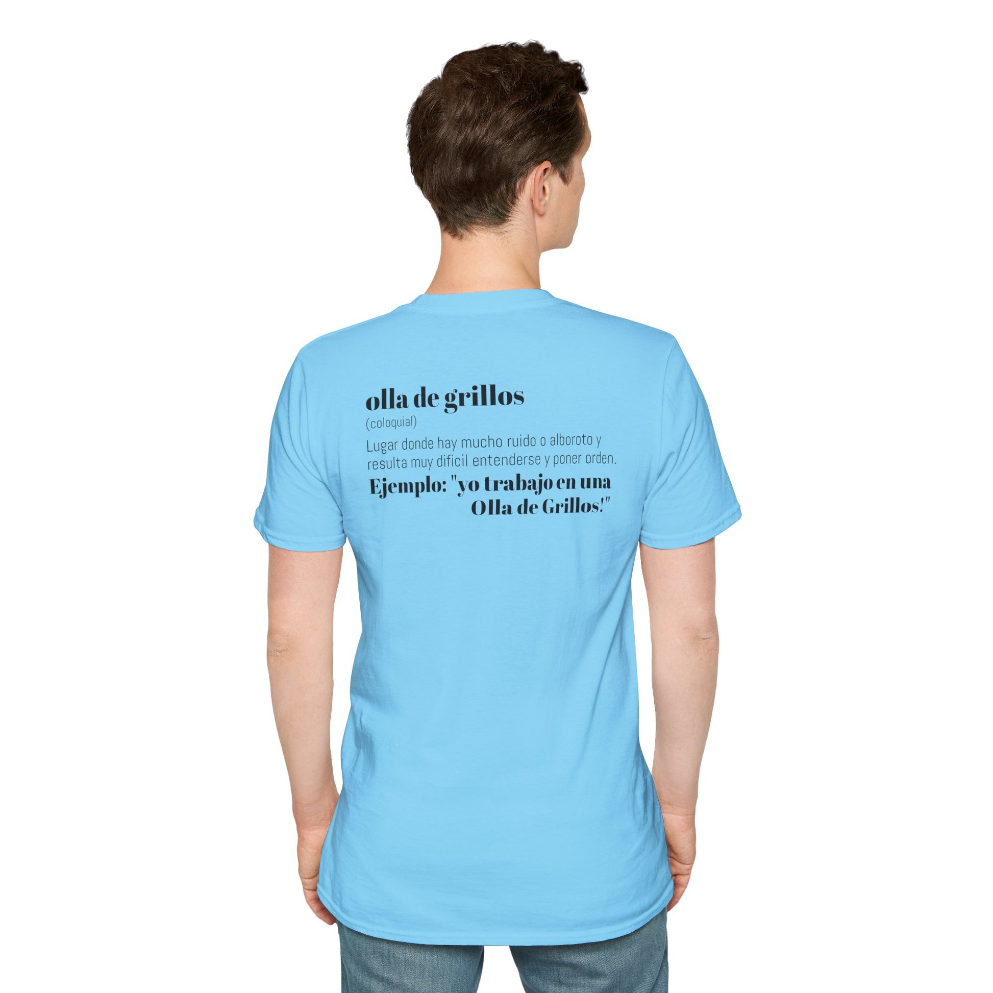 Funny T-Shirt: “Una Olla de Grillos”