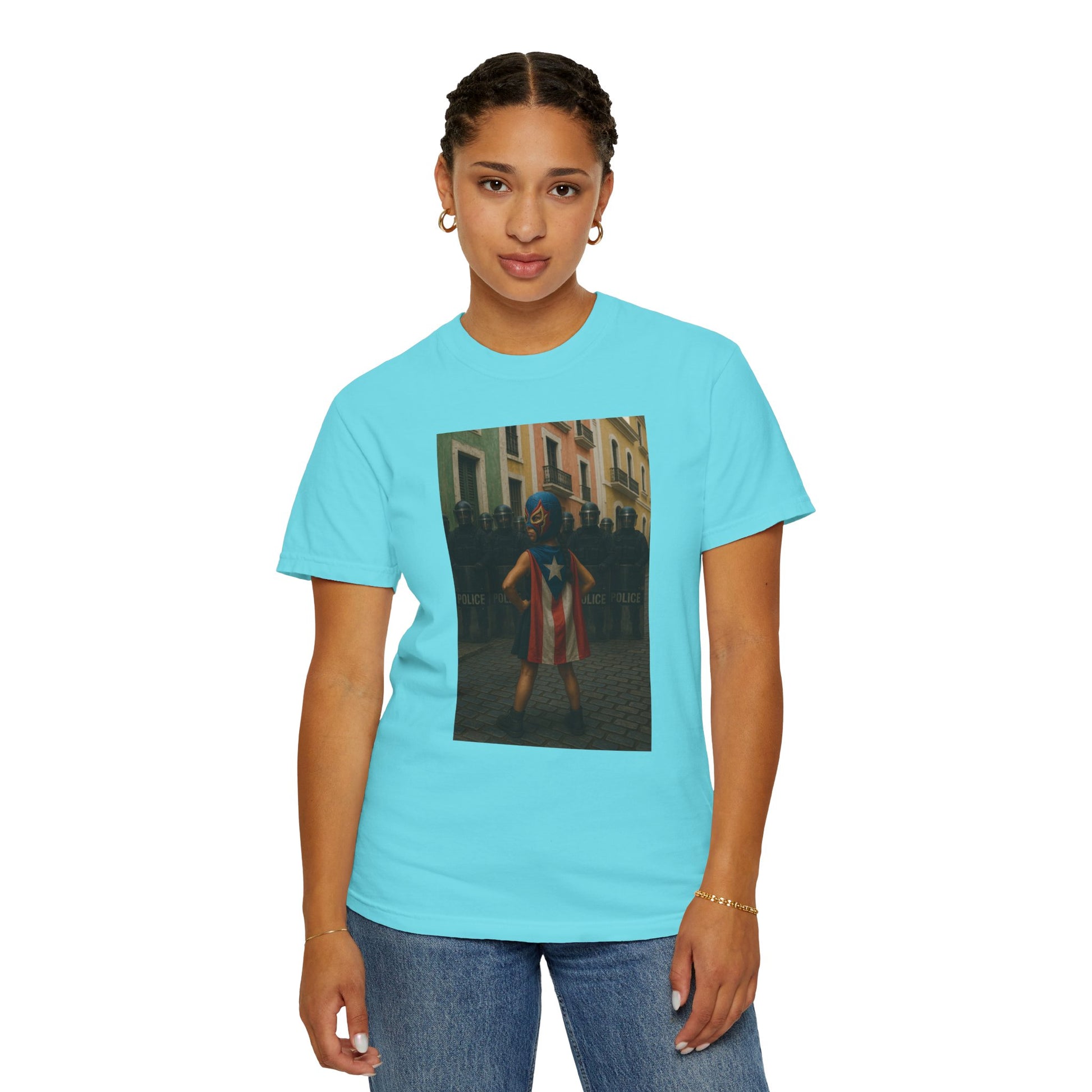 Boricua Super Girl Edition – Military-Urban Graphic Tee