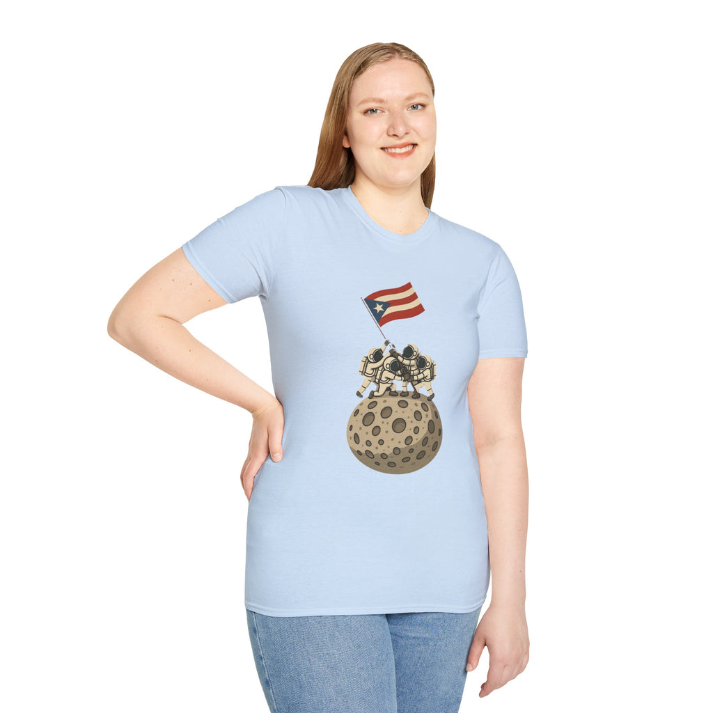 "Boricuas en la Luna" T-Shirt, Casual Wear
