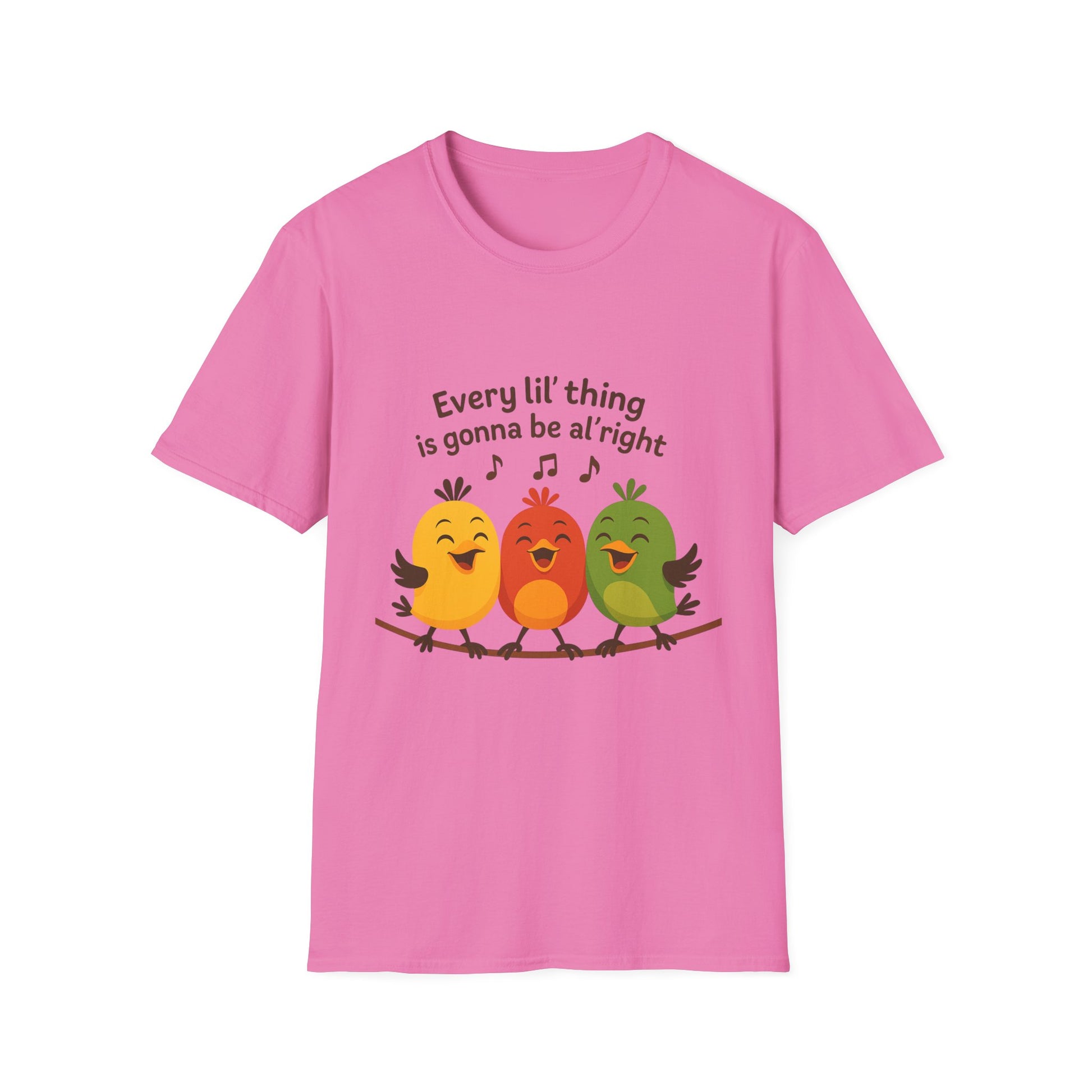 3 Little Birds Funny T-Shirt – “Every li'l thing, is gonna be alright” Edition