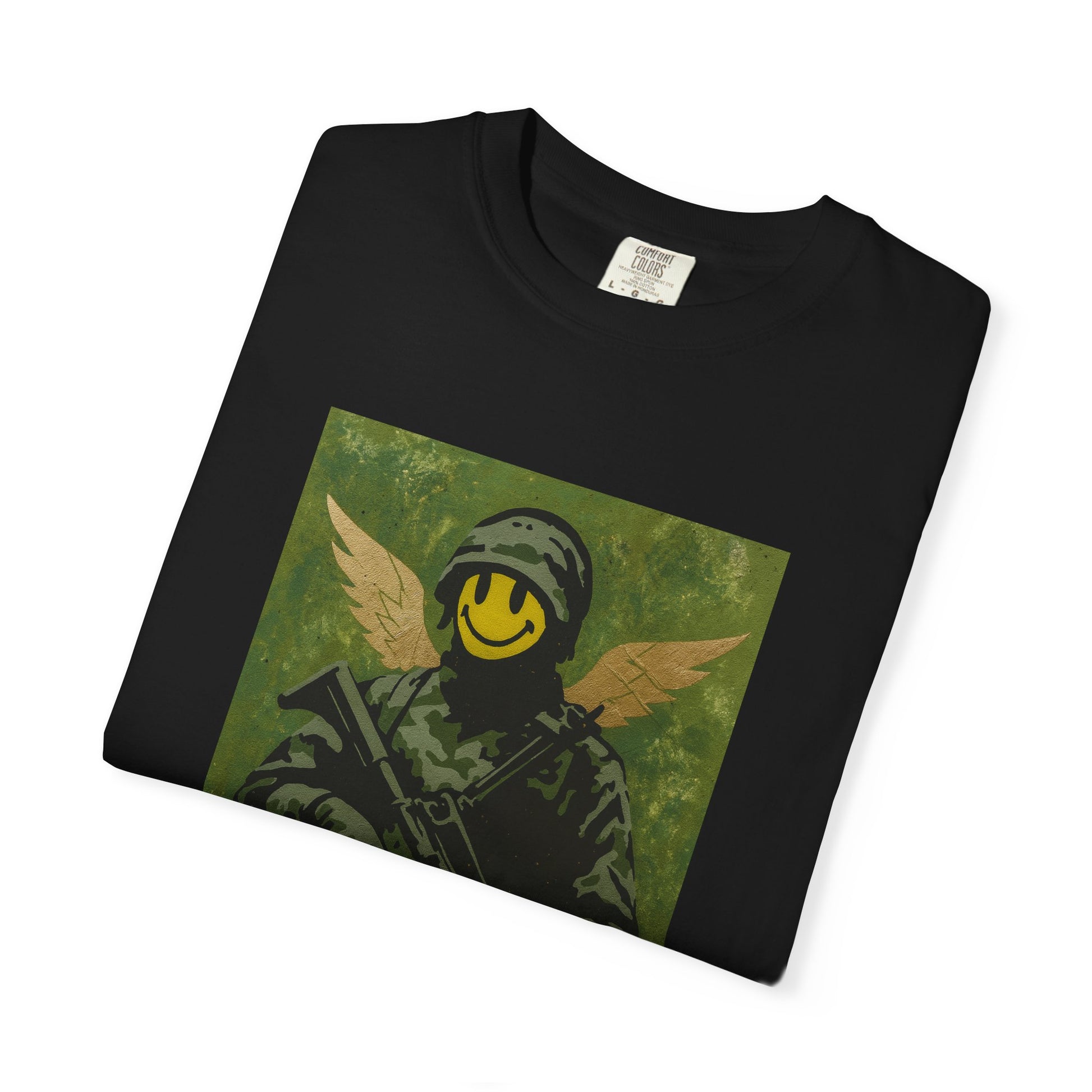 Happy Face Soldier Edition – Military-Urban Graphic Tee