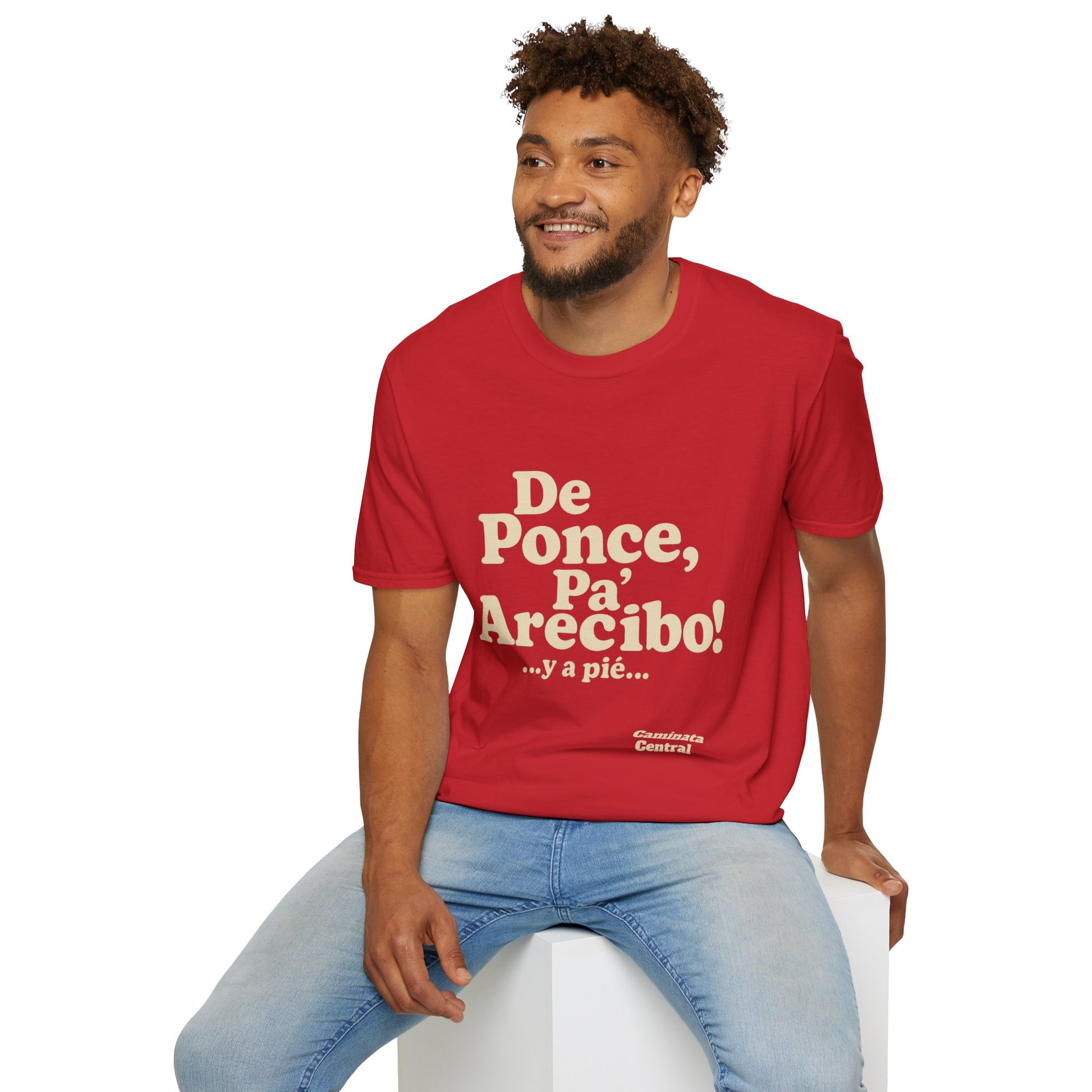 De Ponce P'a Arecibo - Caminata Central T-Shirt, Casual Wear