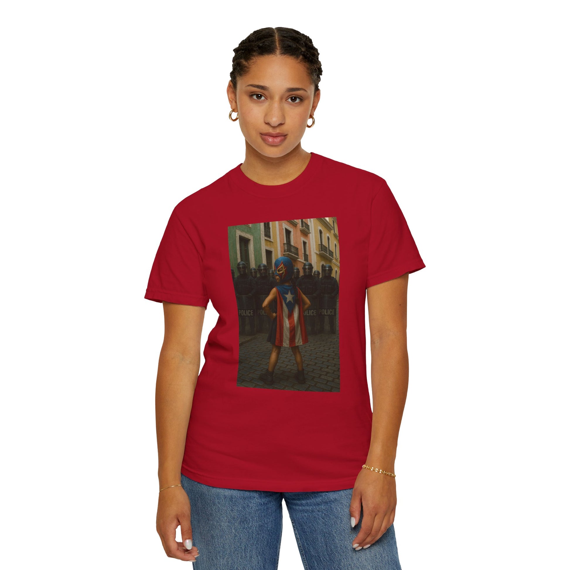 Boricua Super Girl Edition – Military-Urban Graphic Tee