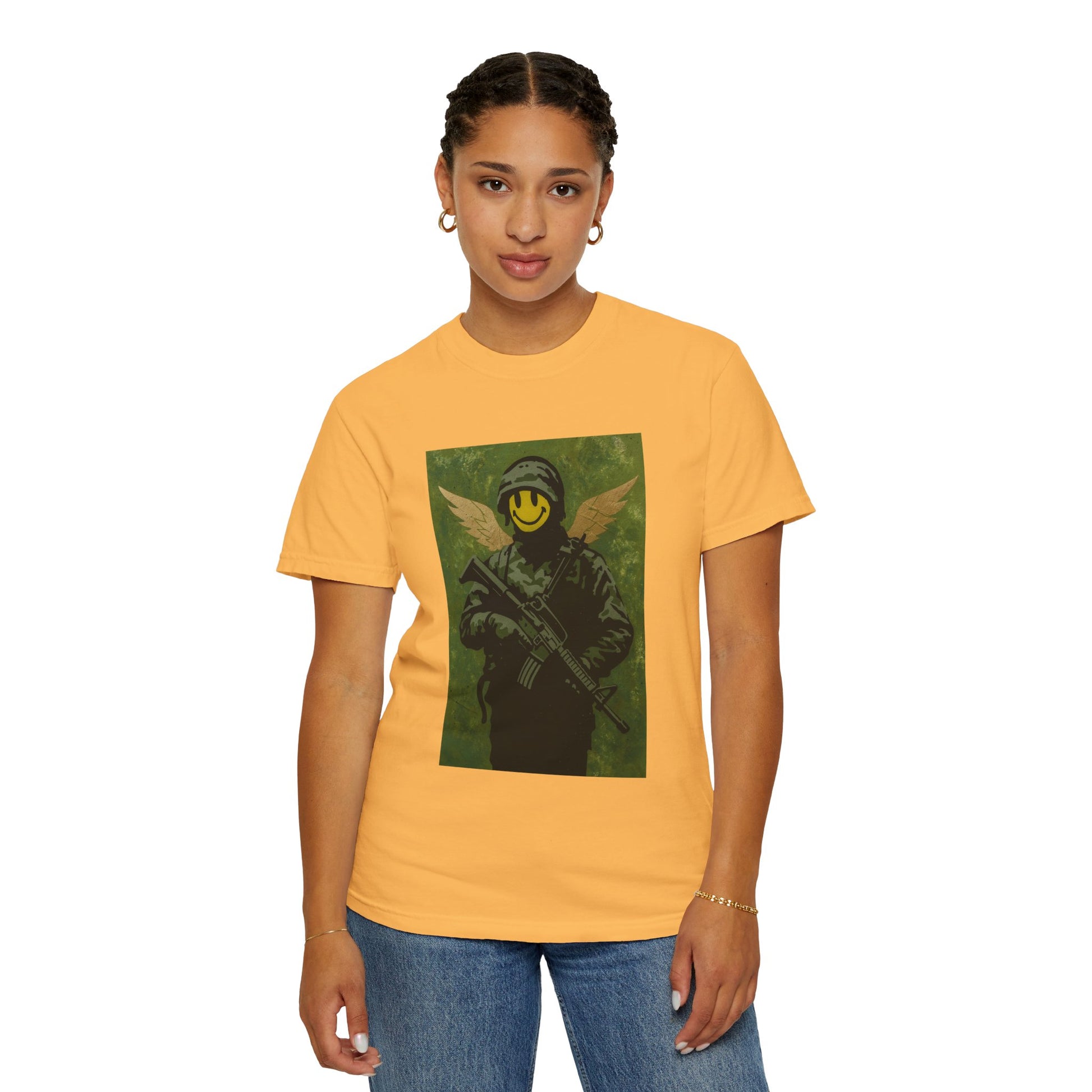 Happy Face Soldier Edition – Military-Urban Graphic Tee