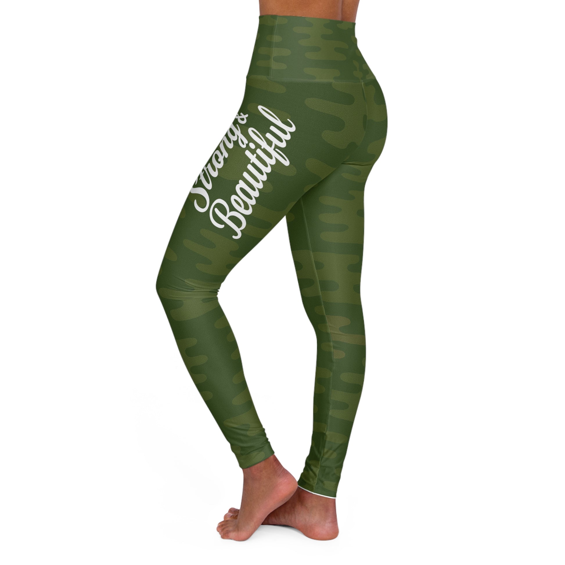 Empowerment High-Waisted Activewear Leggings – Strong & Beautiful Collection
