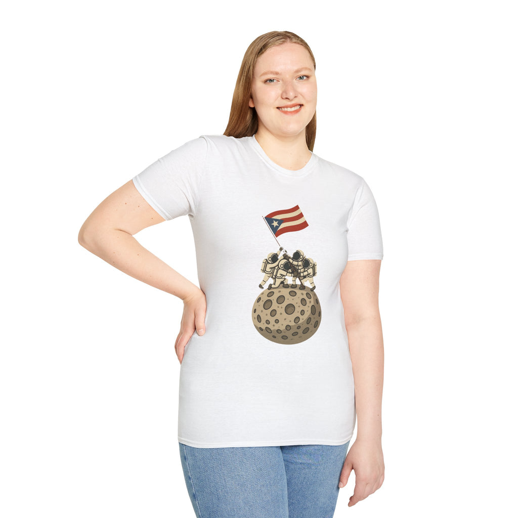 "Boricuas en la Luna" T-Shirt, Casual Wear