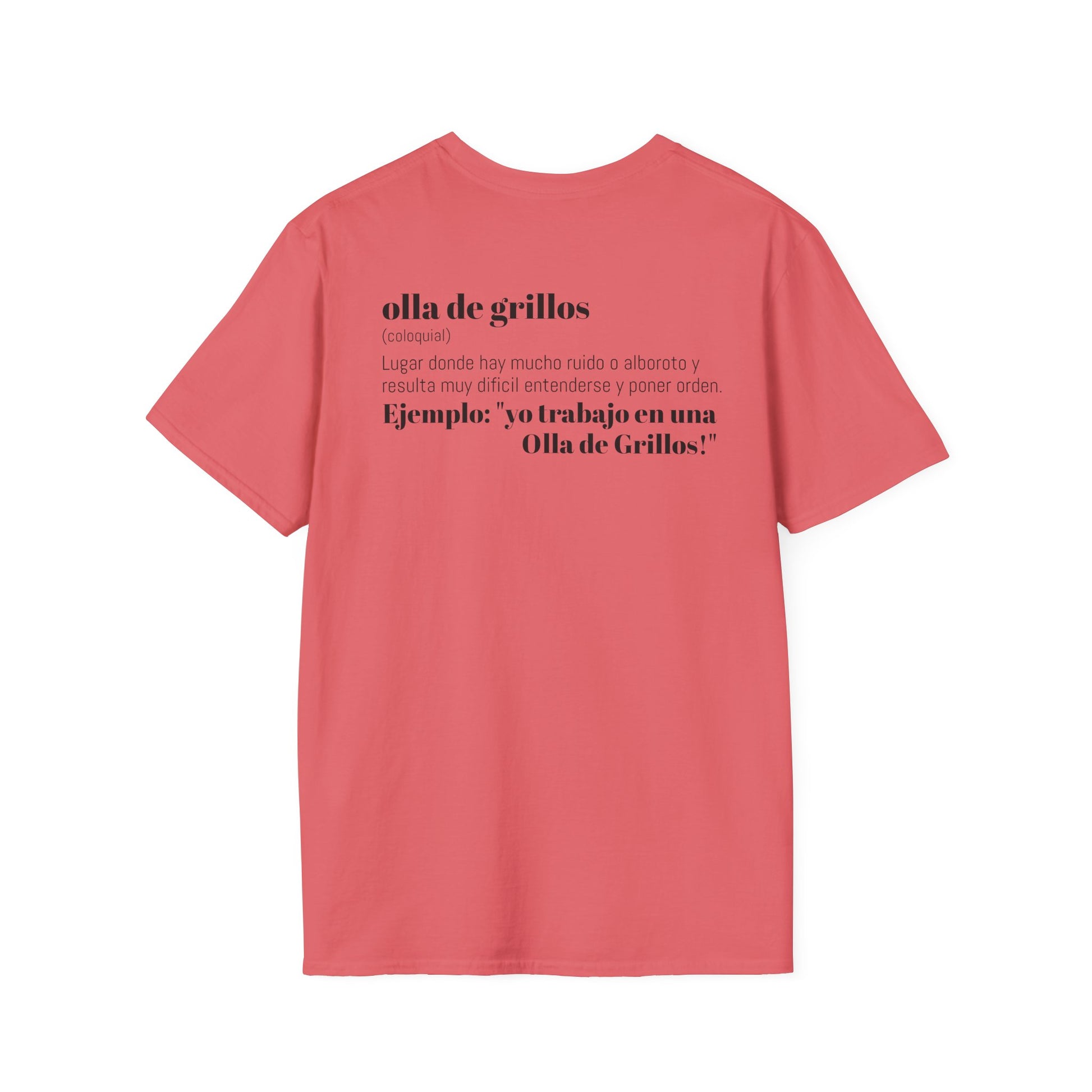 Funny T-Shirt: “Una Olla de Grillos”