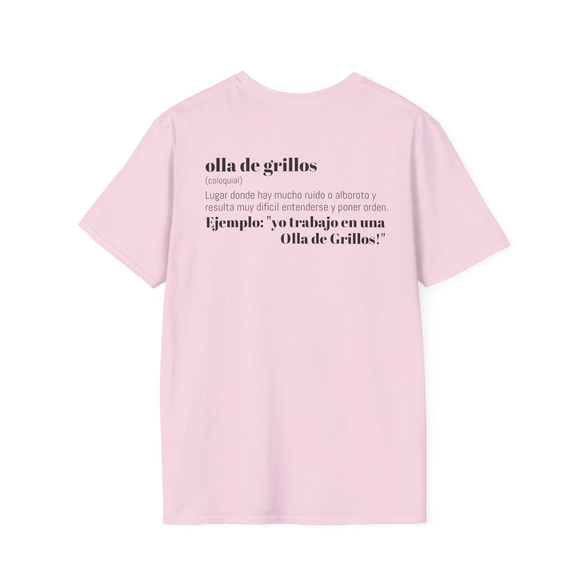 Funny T-Shirt: “Una Olla de Grillos”