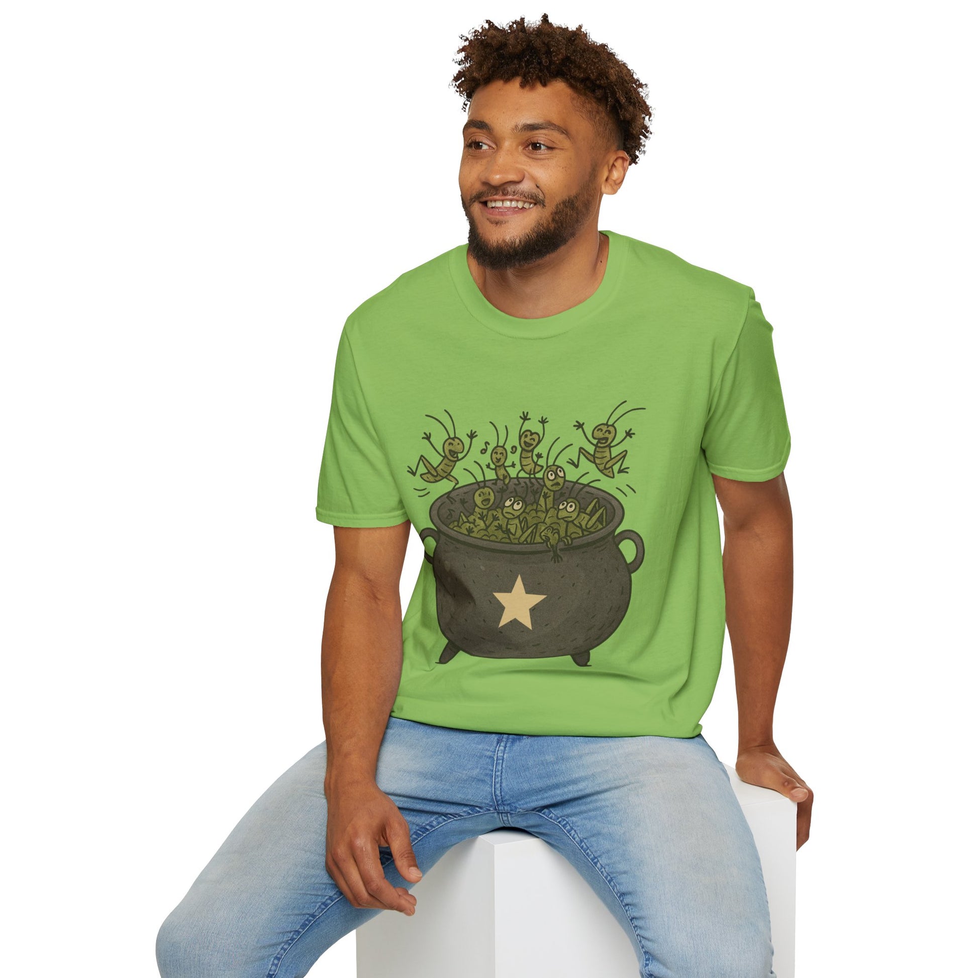 Funny T-Shirt: “Una Olla de Grillos”