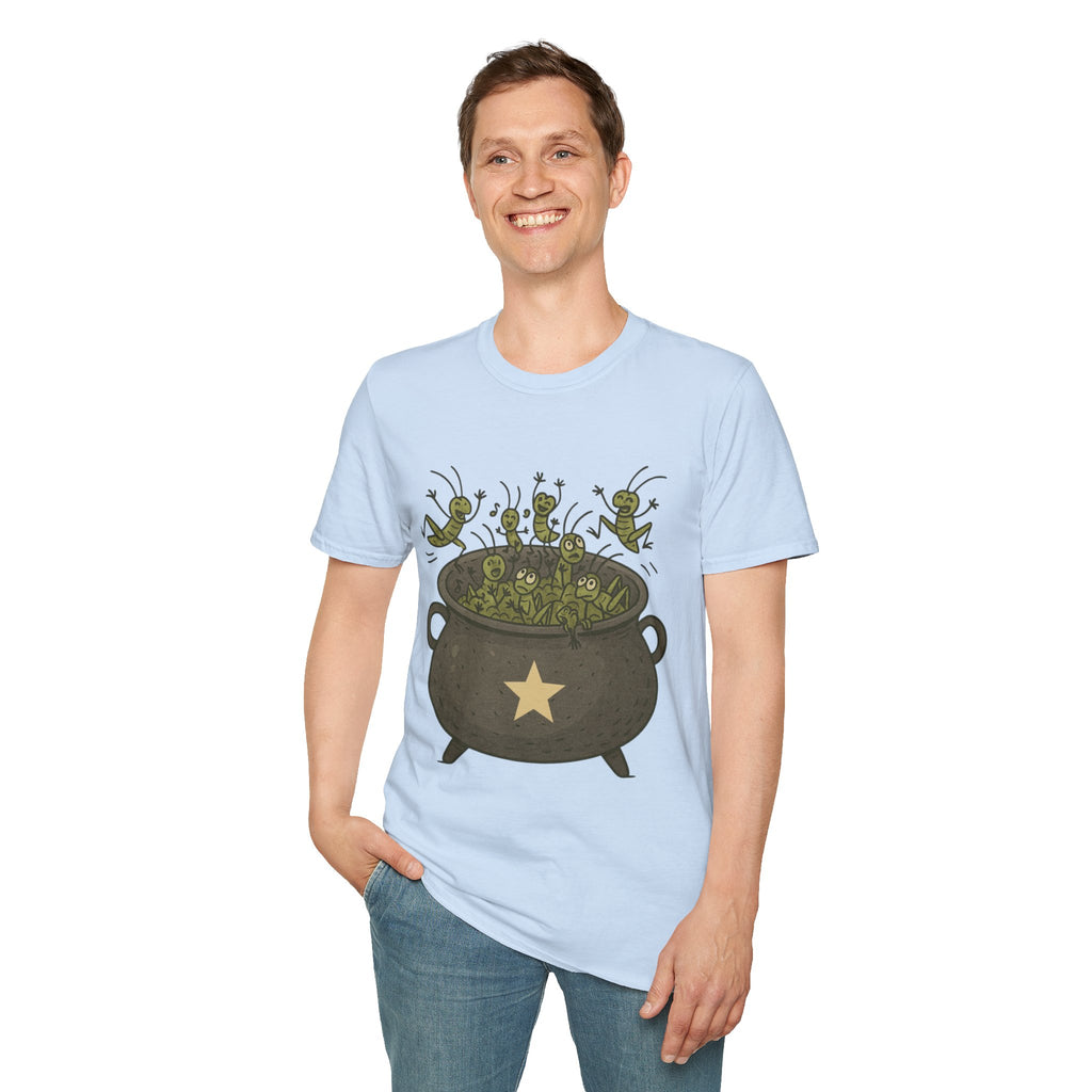 Funny T-Shirt: “Una Olla de Grillos”