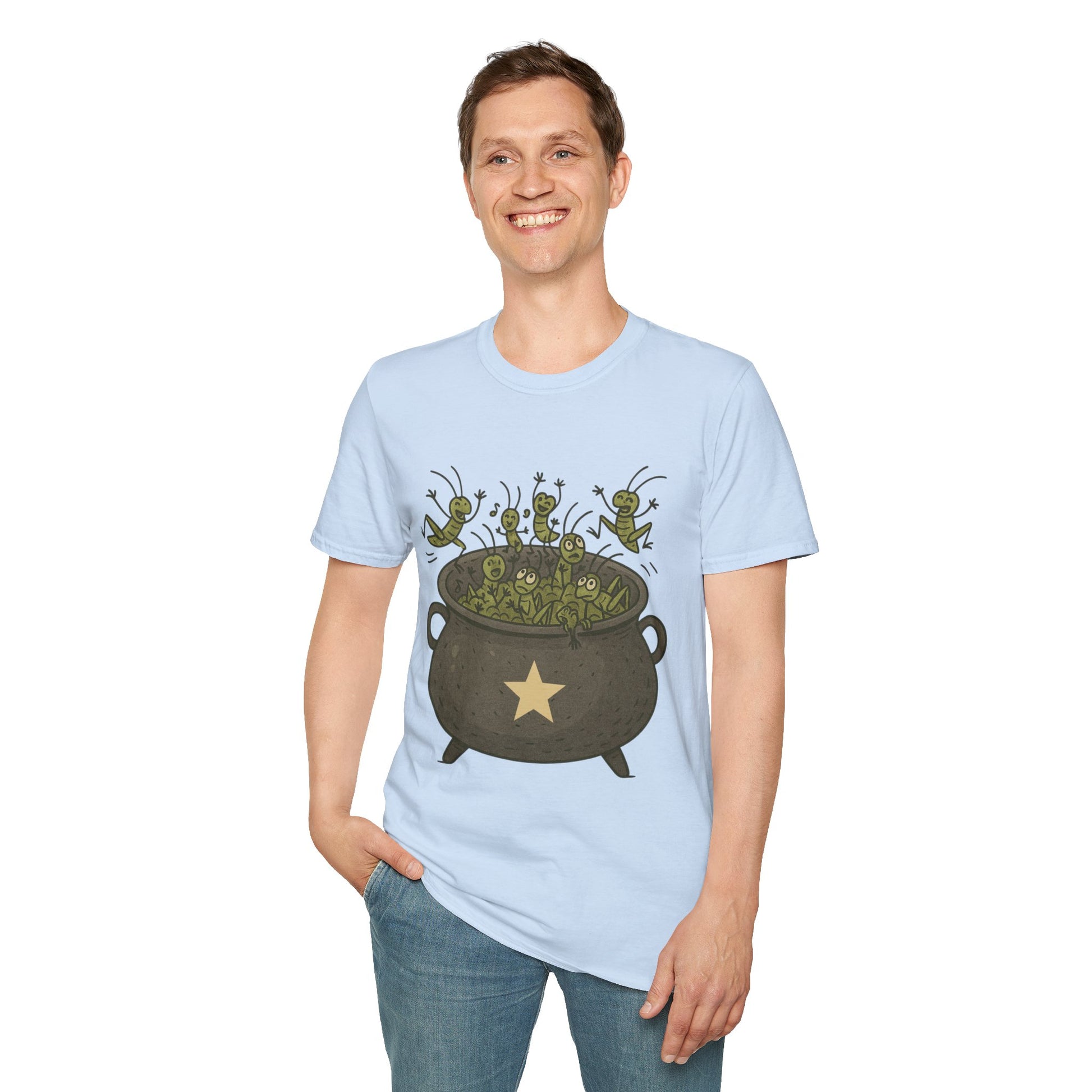 Funny T-Shirt: “Una Olla de Grillos”