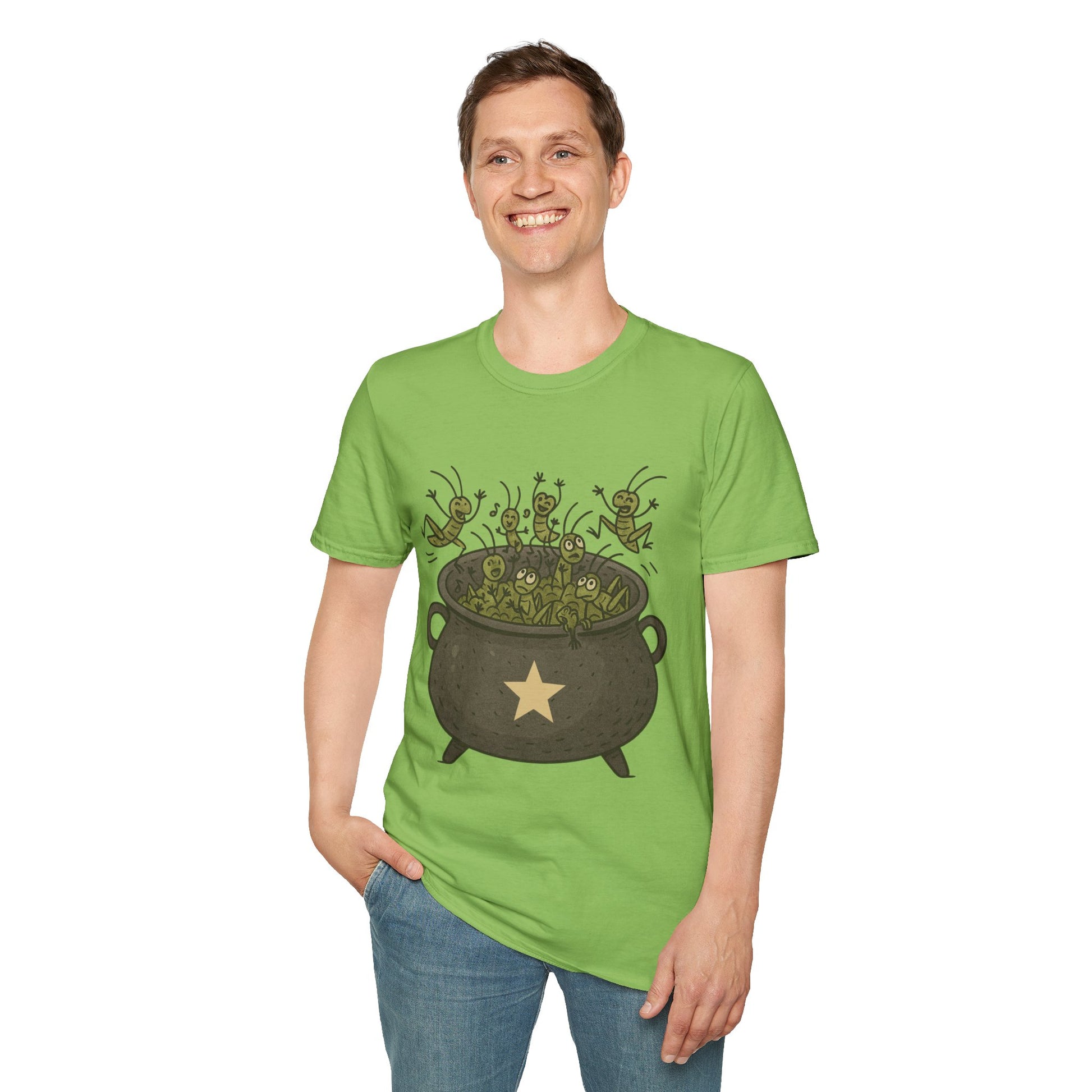 Funny T-Shirt: “Una Olla de Grillos”