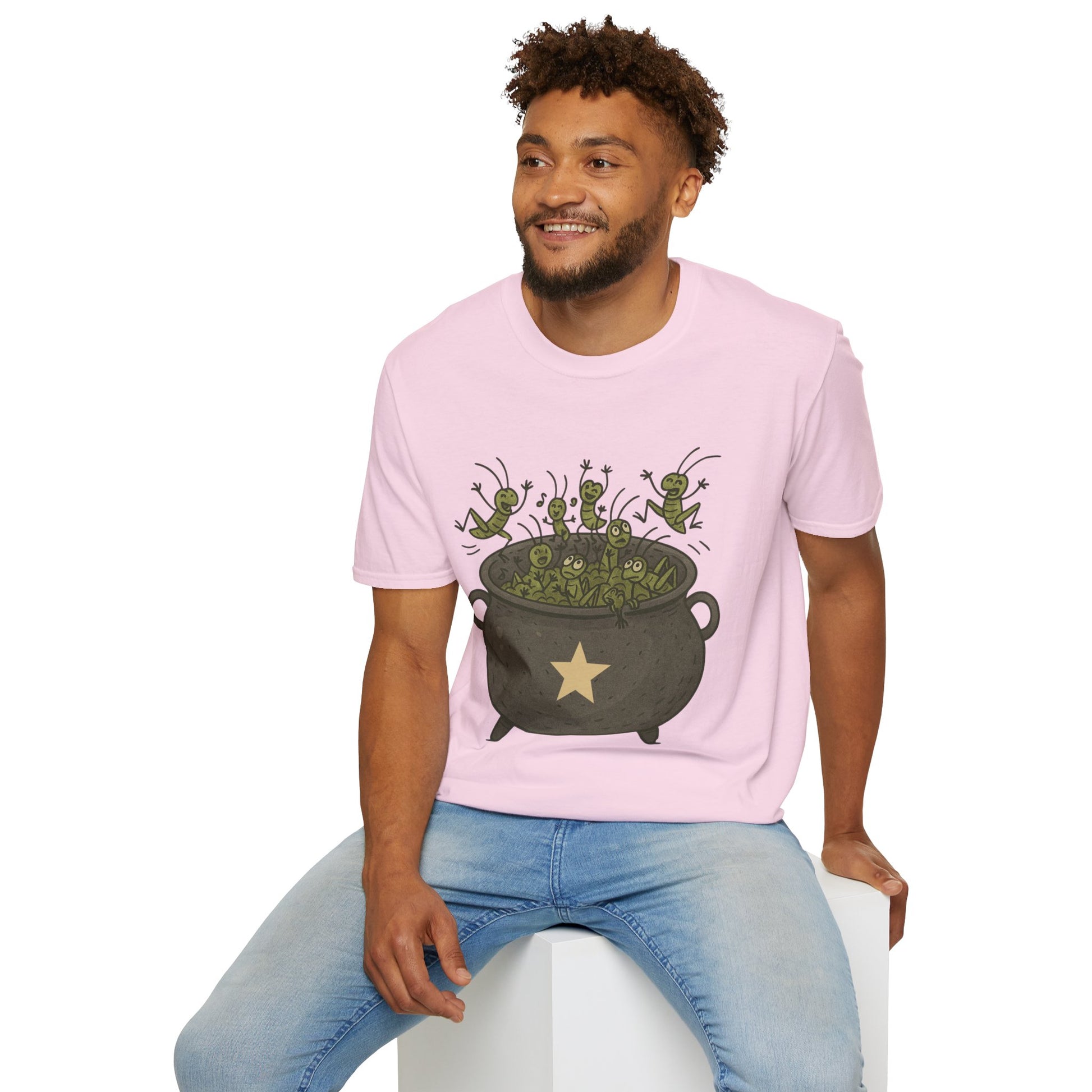 Funny T-Shirt: “Una Olla de Grillos”