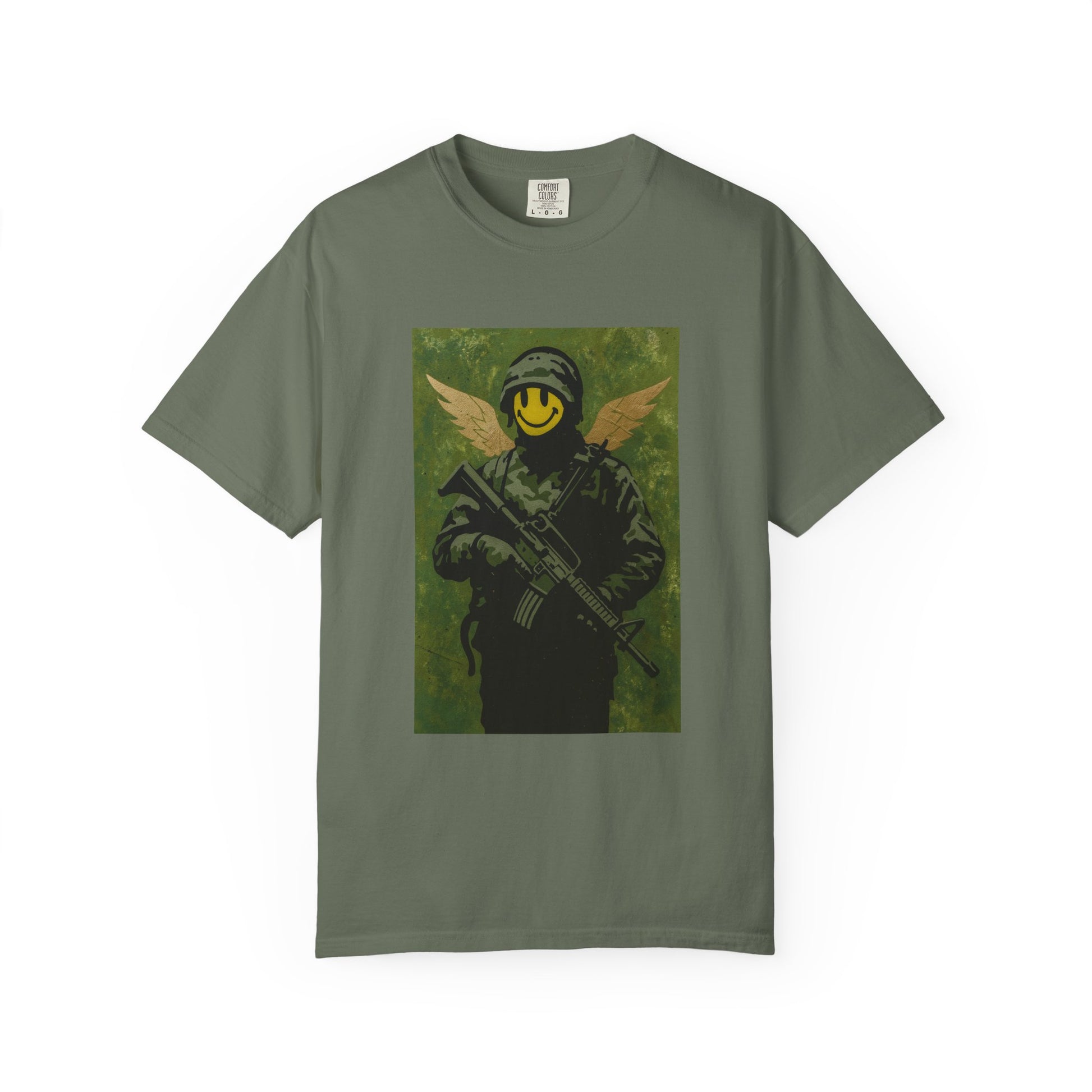 Happy Face Soldier Edition – Military-Urban Graphic Tee