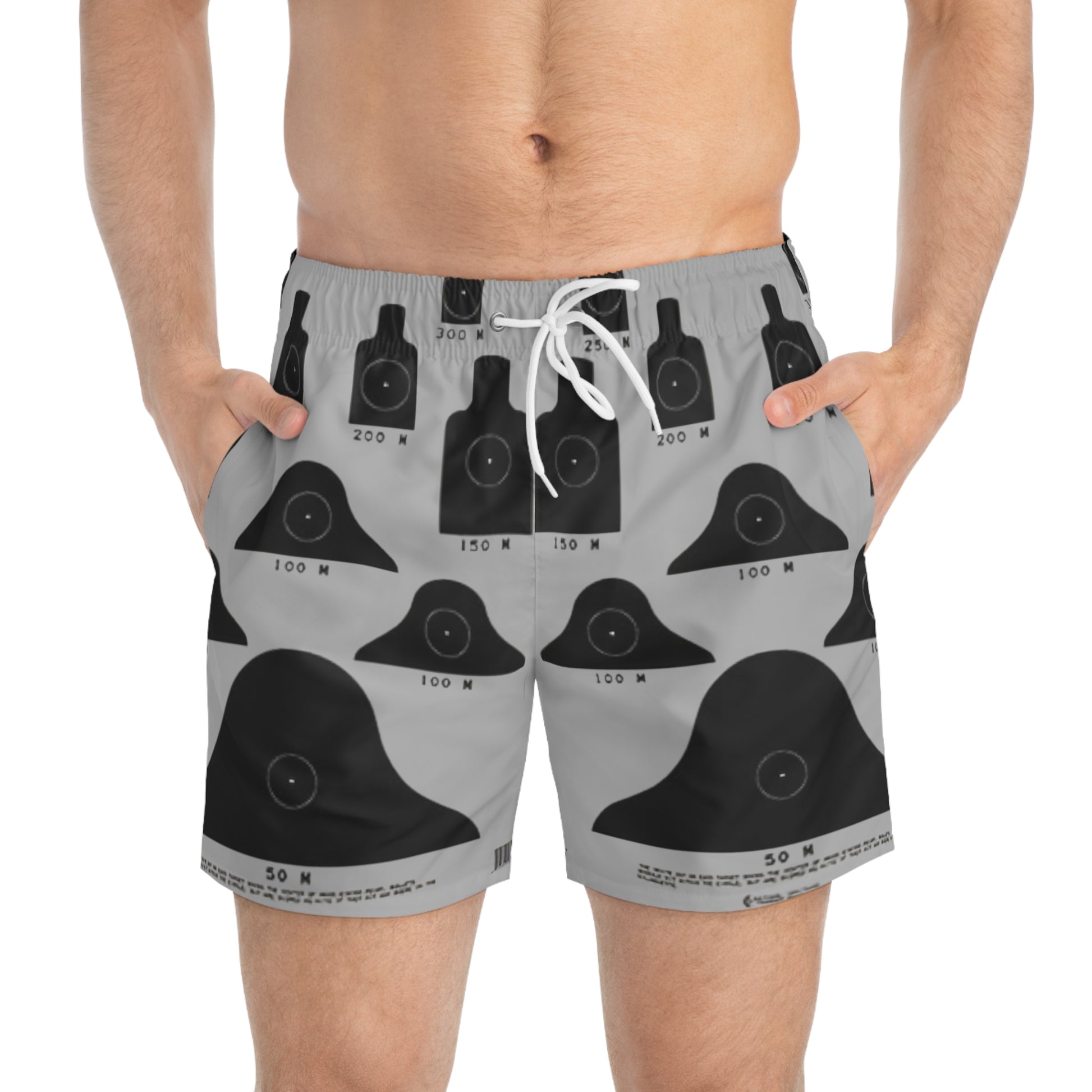 M4 Rifle Qual Card - Swim Shorts