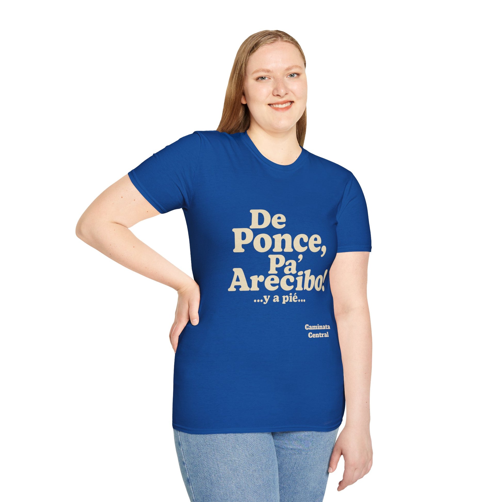 De Ponce P'a Arecibo - Caminata Central T-Shirt, Casual Wear