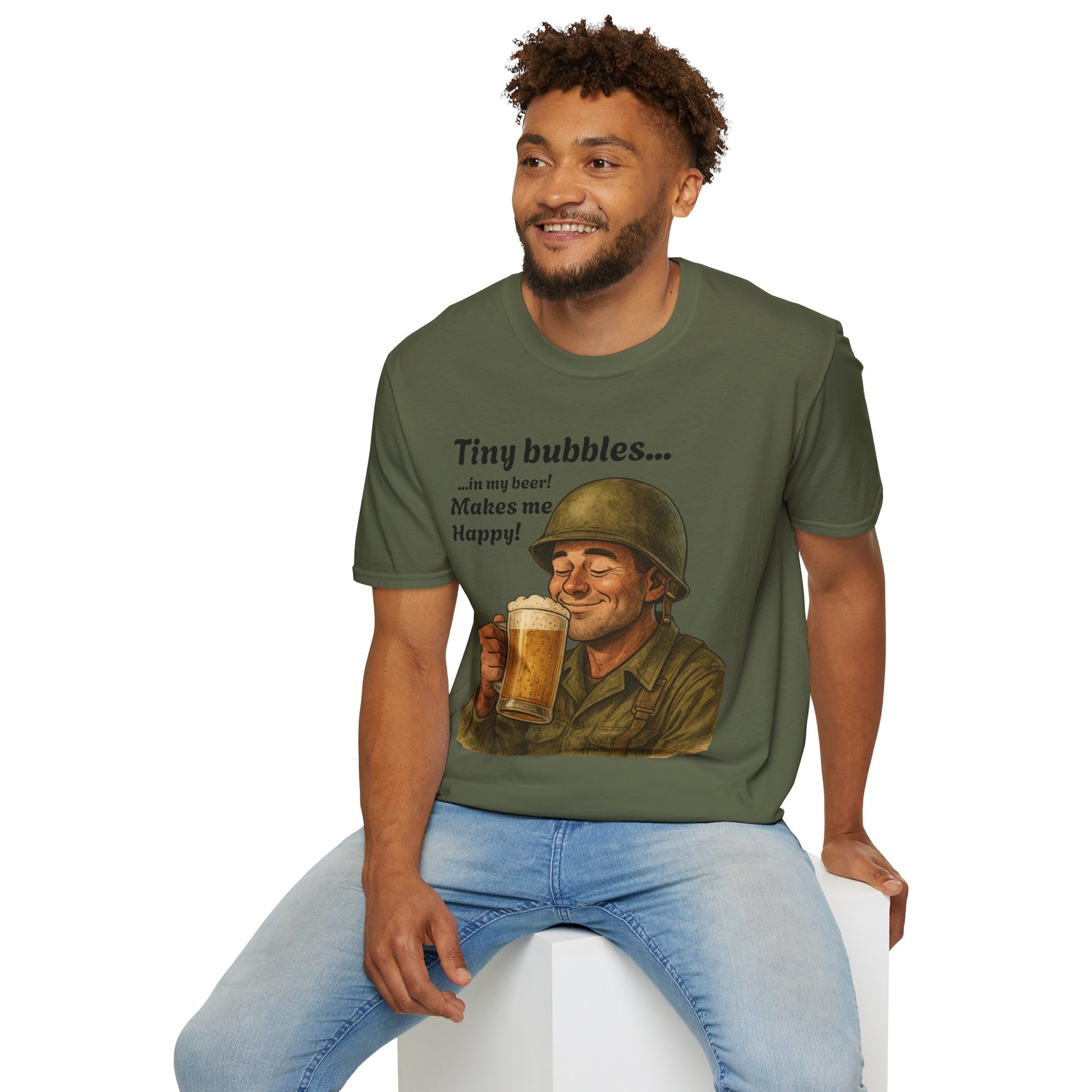 Tiny Bubbles T-Shirt – Cadence & Cold Ones Edition