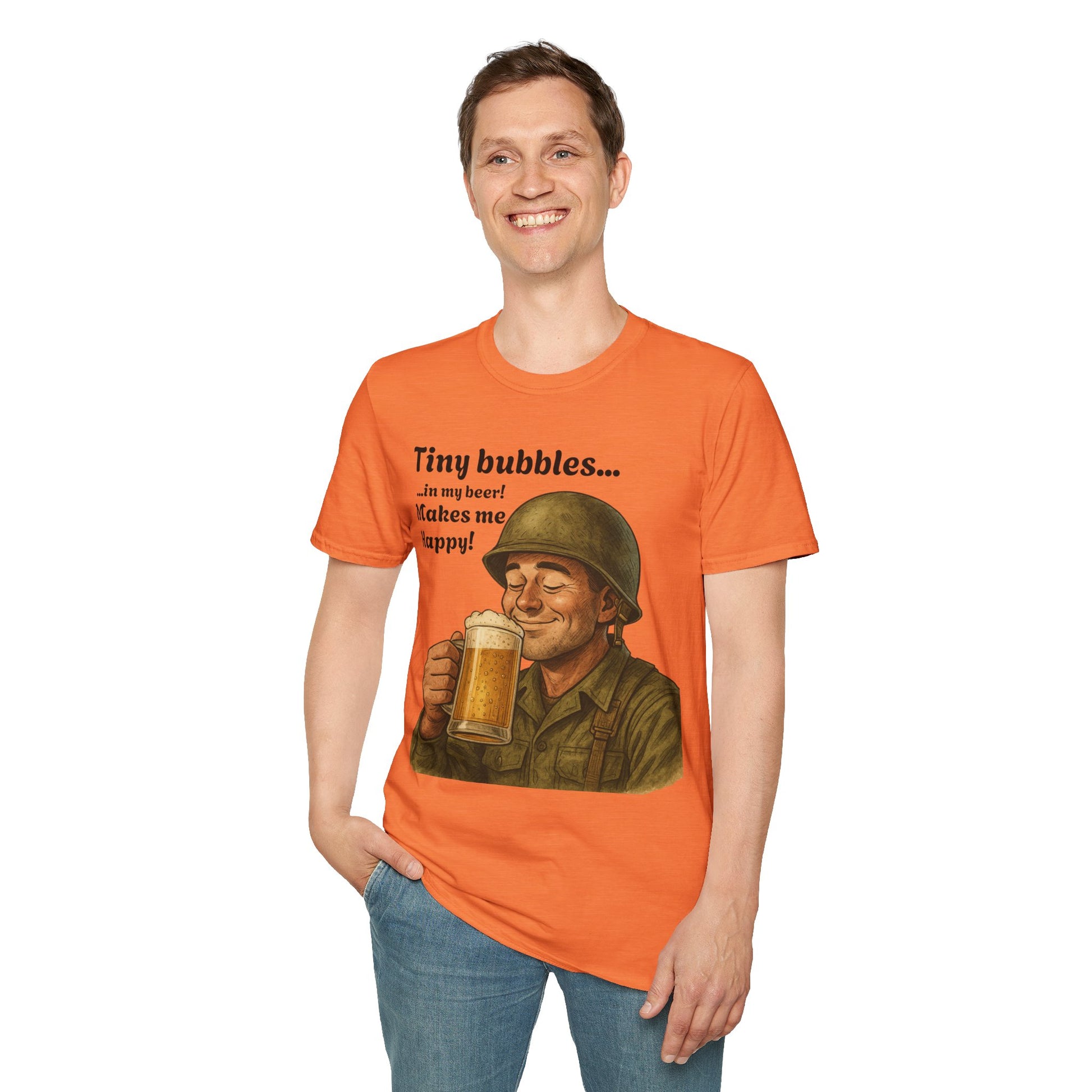 Tiny Bubbles T-Shirt – Cadence & Cold Ones Edition