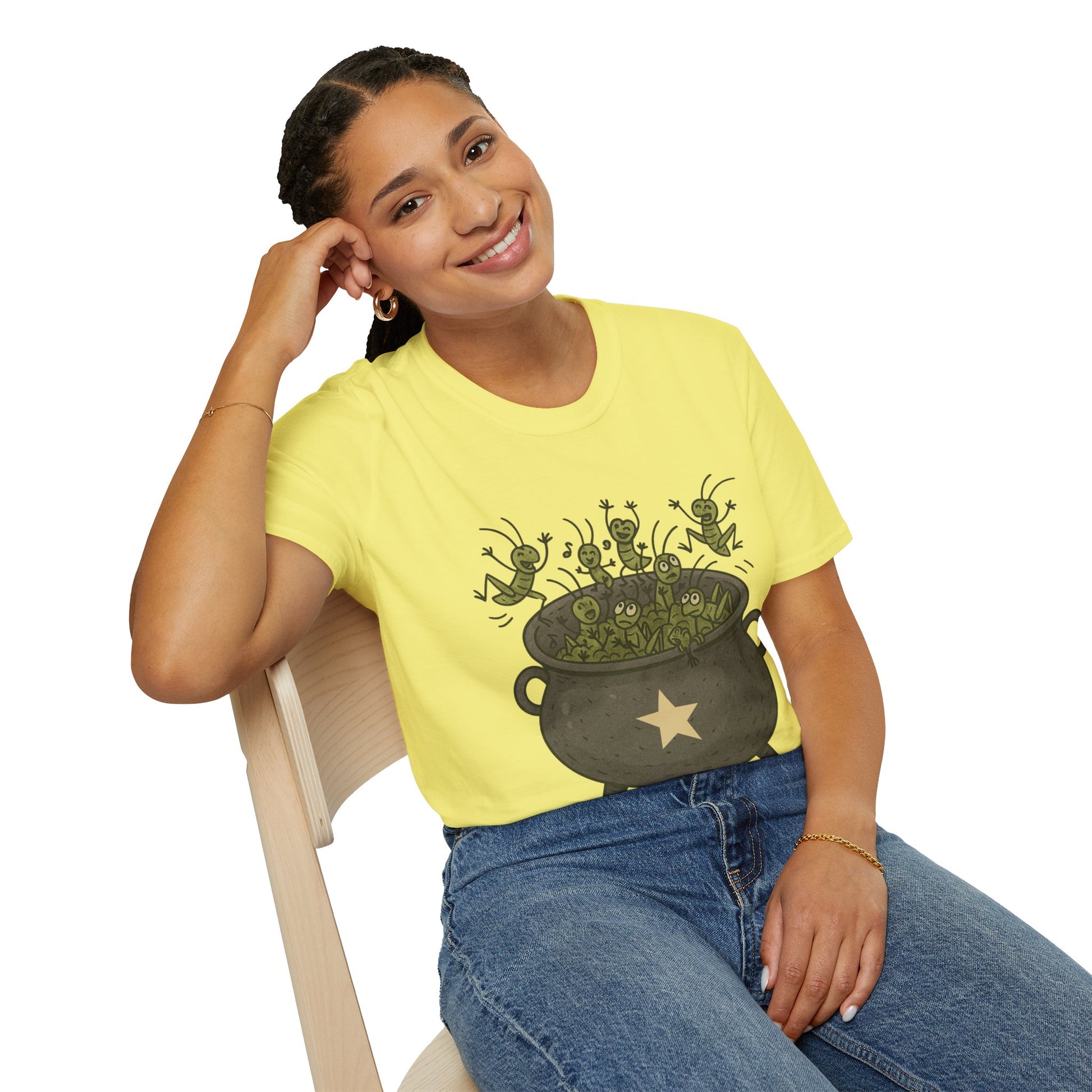 Funny T-Shirt: “Una Olla de Grillos”