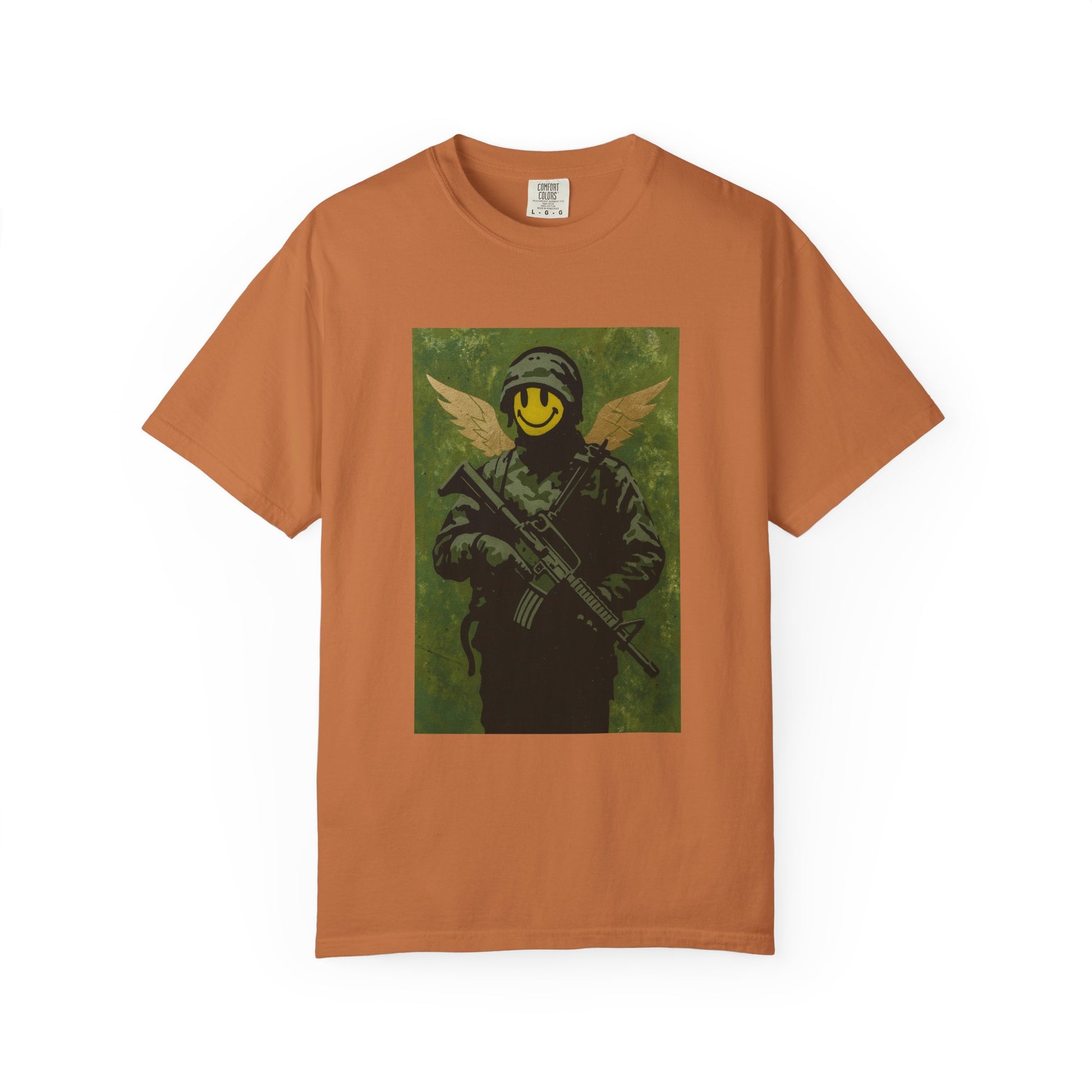 Happy Face Soldier Edition – Military-Urban Graphic Tee