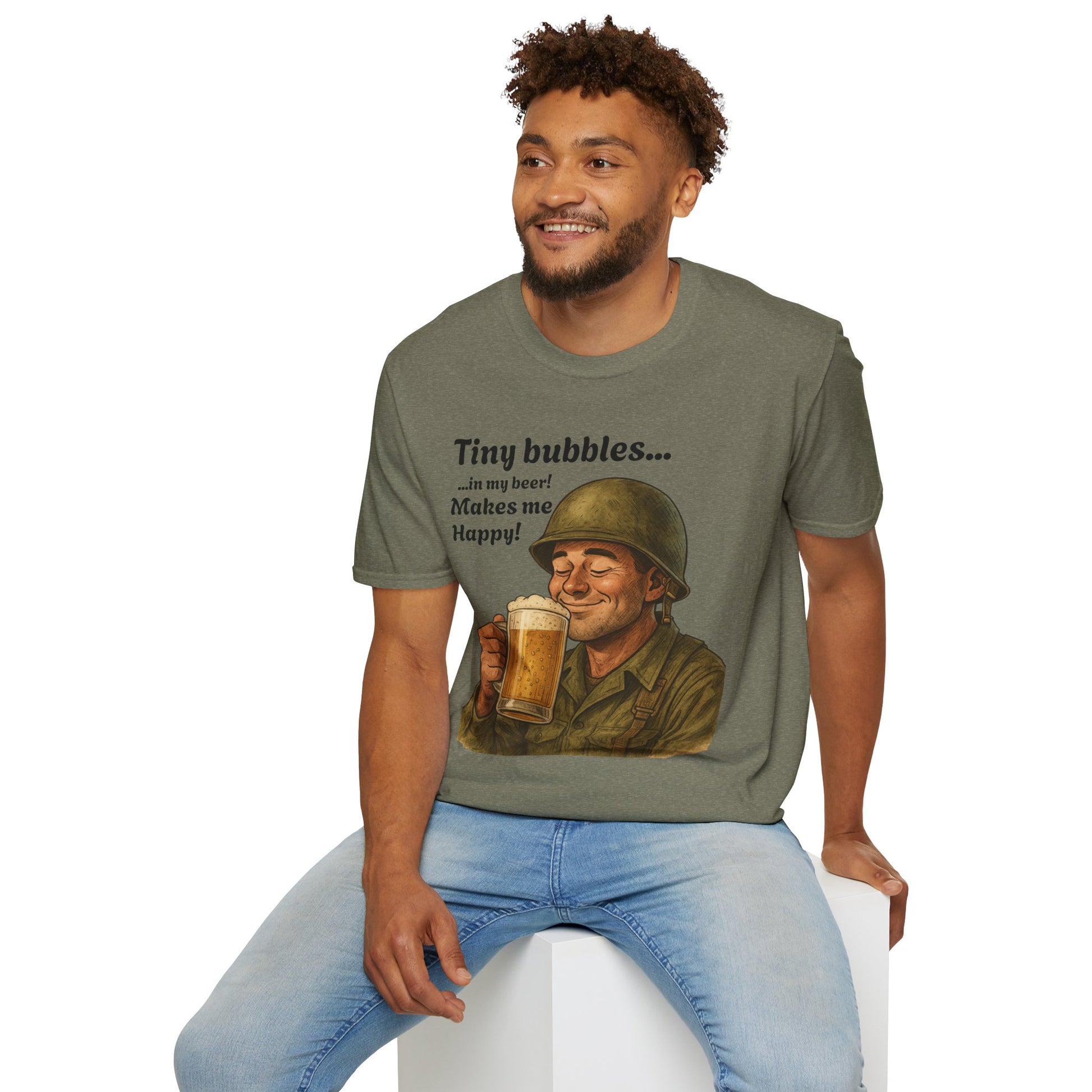 Tiny Bubbles T-Shirt – Cadence & Cold Ones Edition