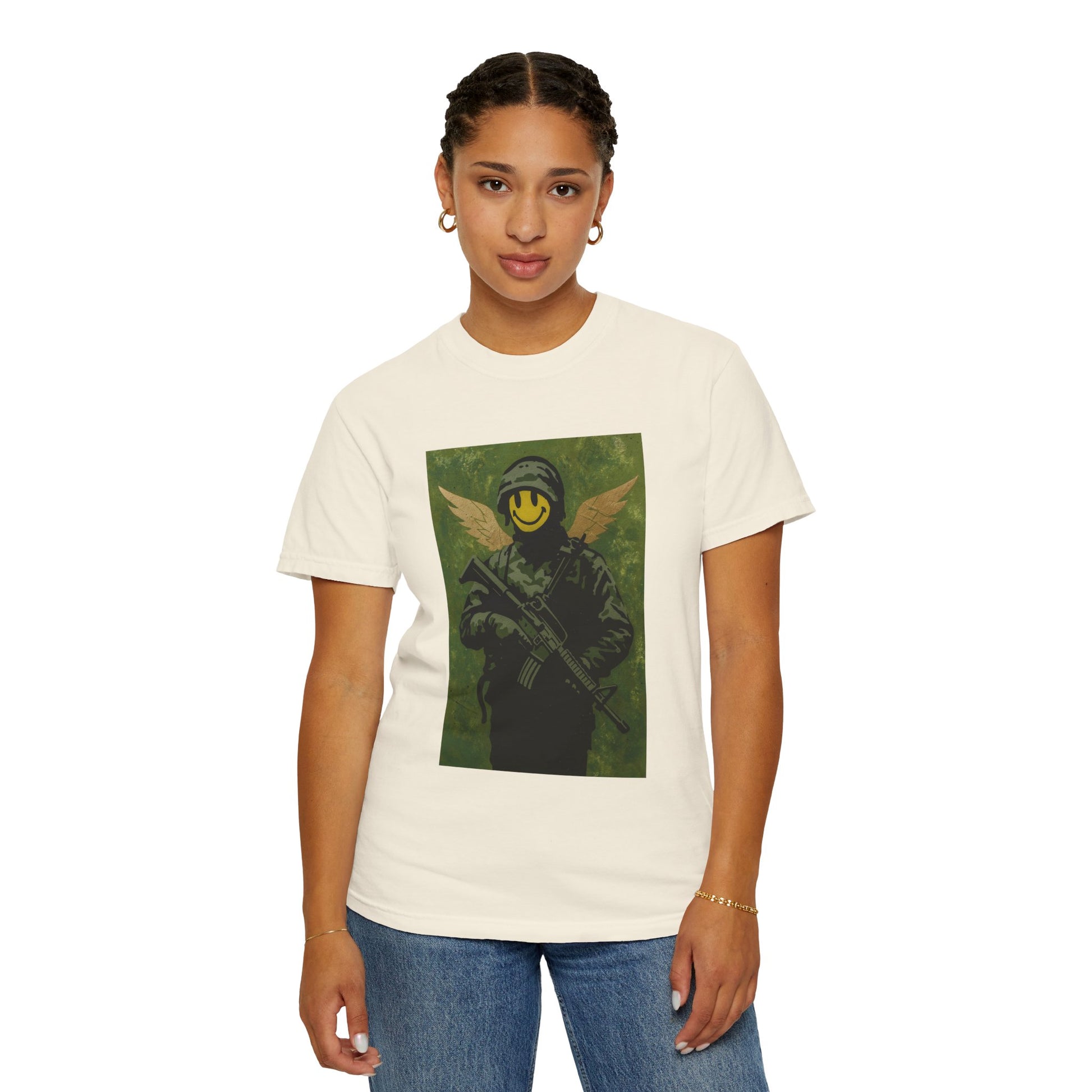 Happy Face Soldier Edition – Military-Urban Graphic Tee
