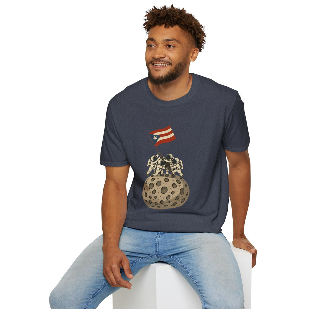 "Boricuas en la Luna" T-Shirt, Casual Wear