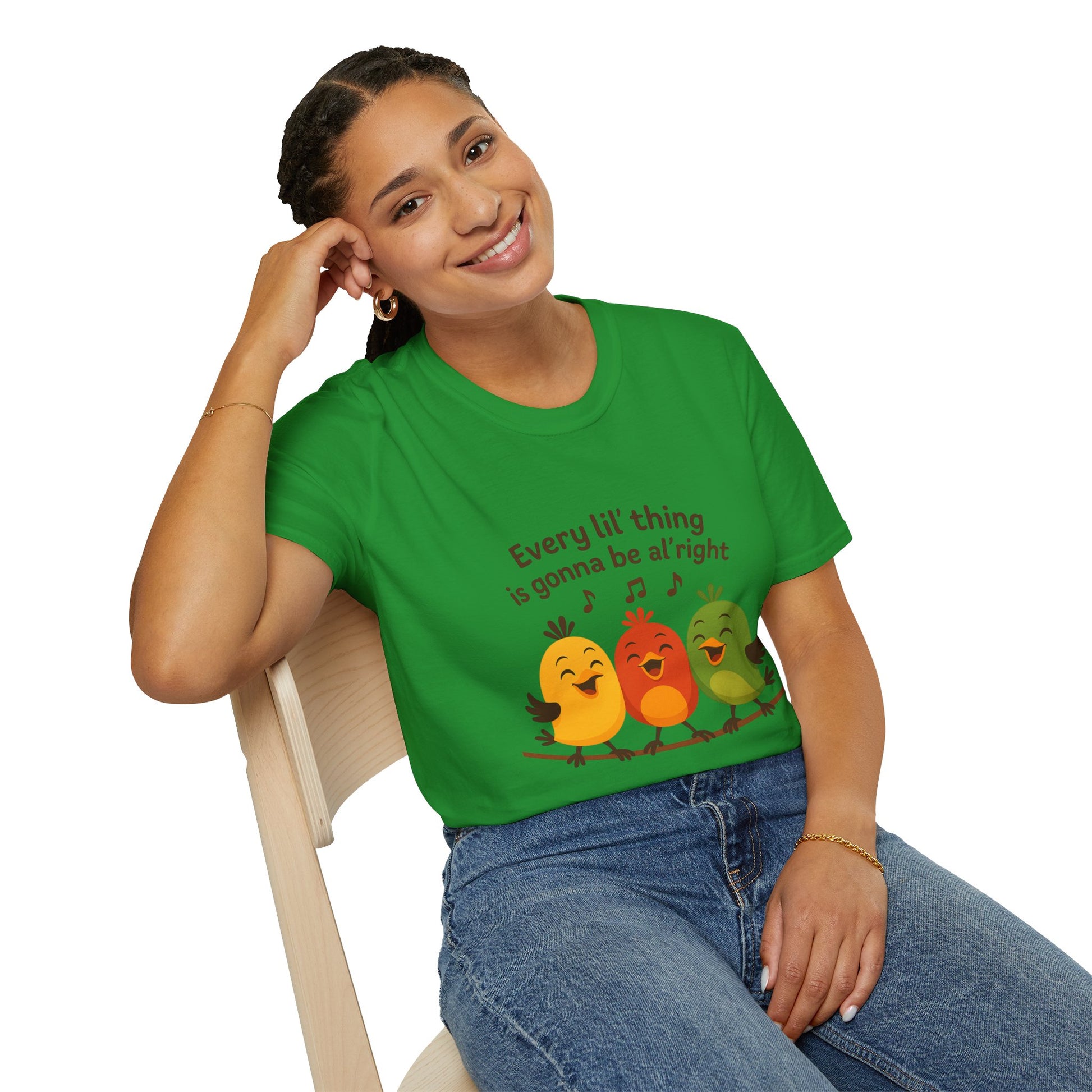 3 Little Birds Funny T-Shirt – “Every li'l thing, is gonna be alright” Edition